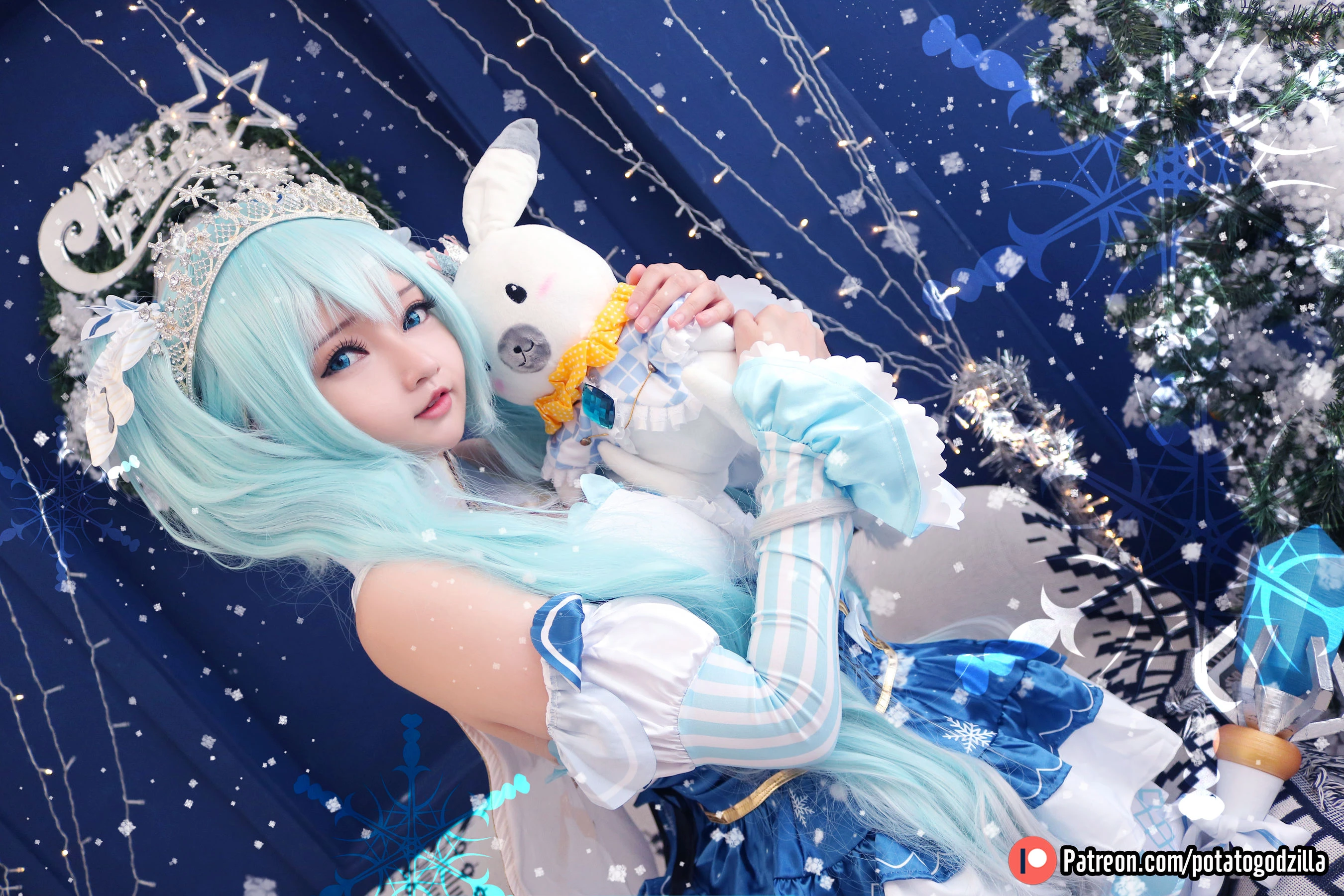 Coser小姐姐Potato Godzilla – Snow Miku [41P]插图6