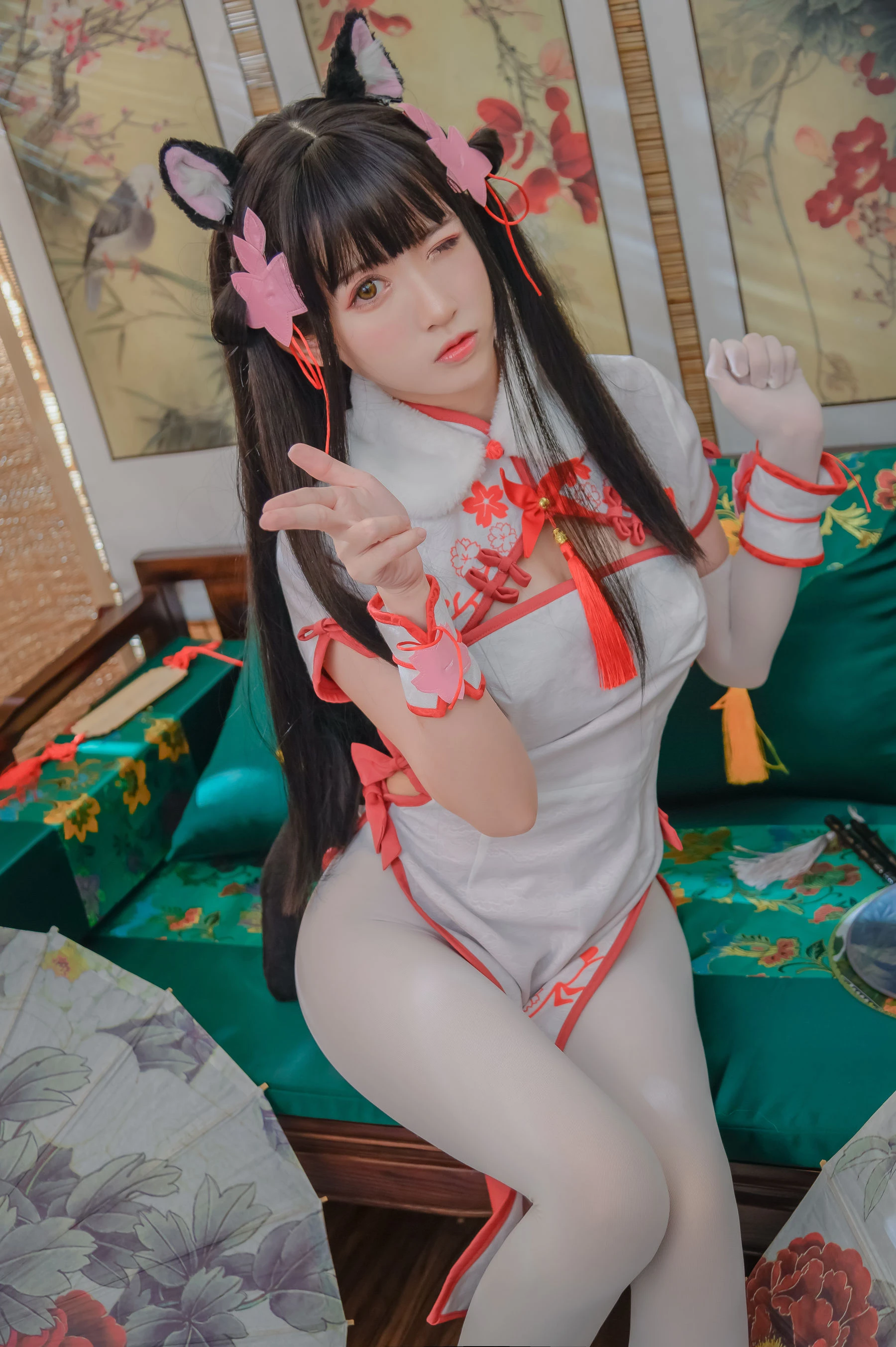 超人气Coser鳗鱼霏儿 碧蓝华裳 夕暮插图3