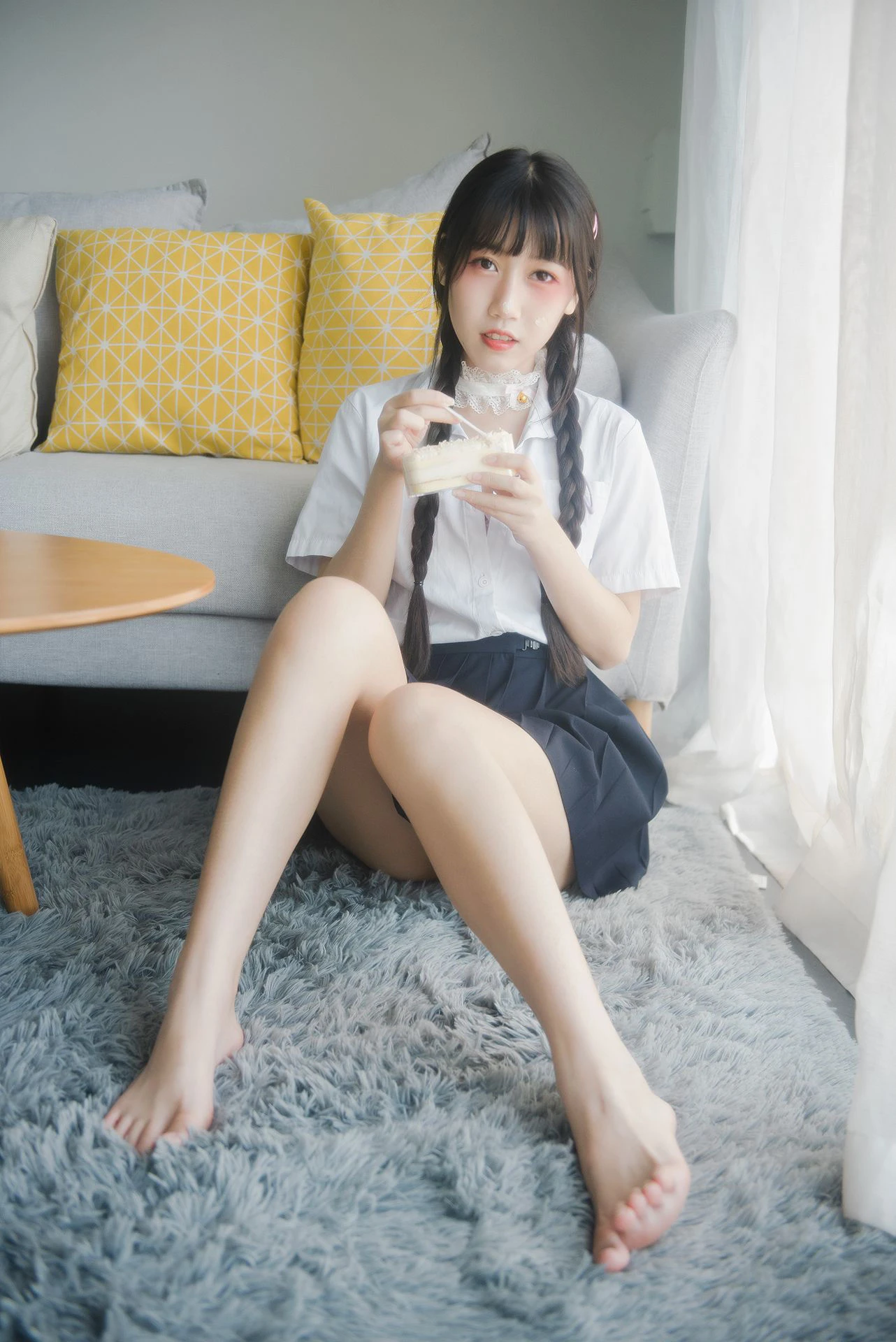 微博人气Coser不呆猫 – 奶油少女插图3