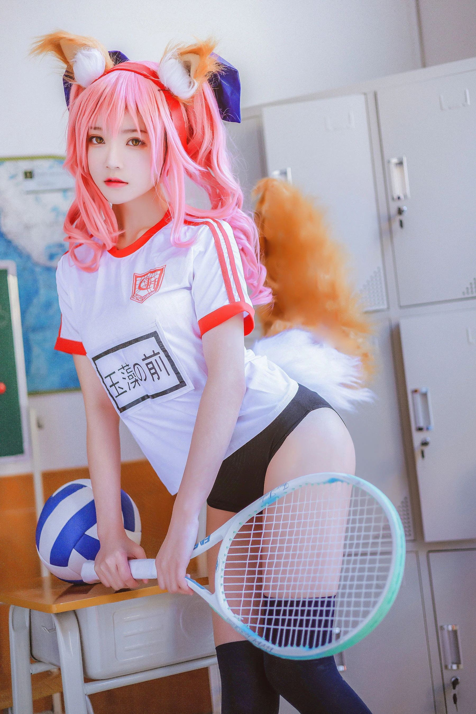 桜桃喵 – 玉藻前体操服插图2