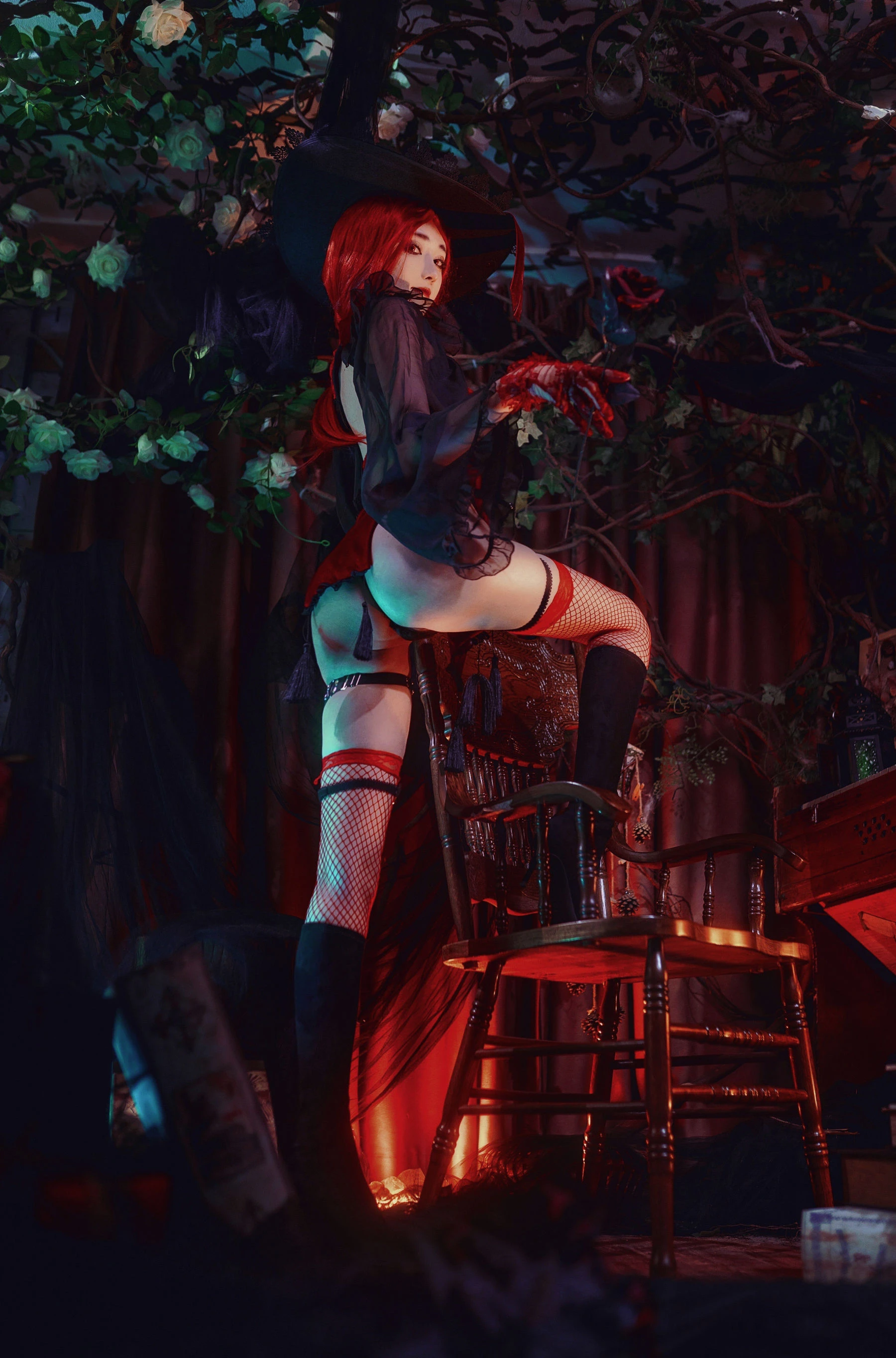 动漫博主南桃Momoko – 红女巫插图7