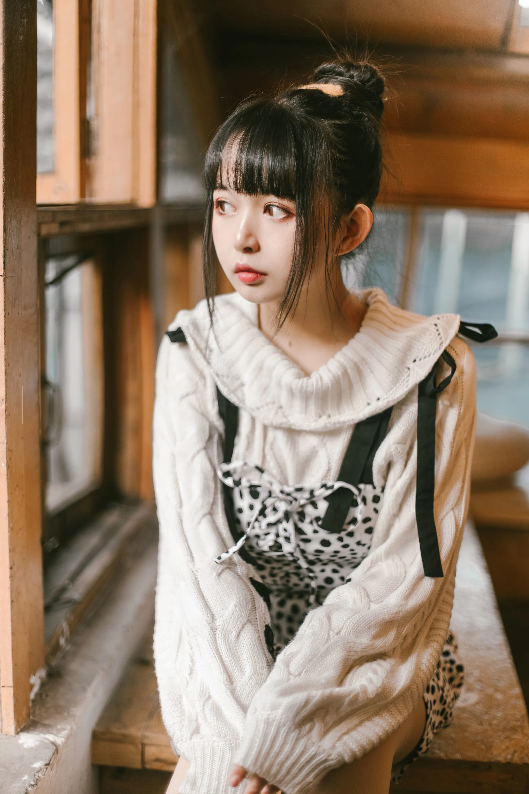 大眼萌妹黑猫猫OvO 少女心事插图1