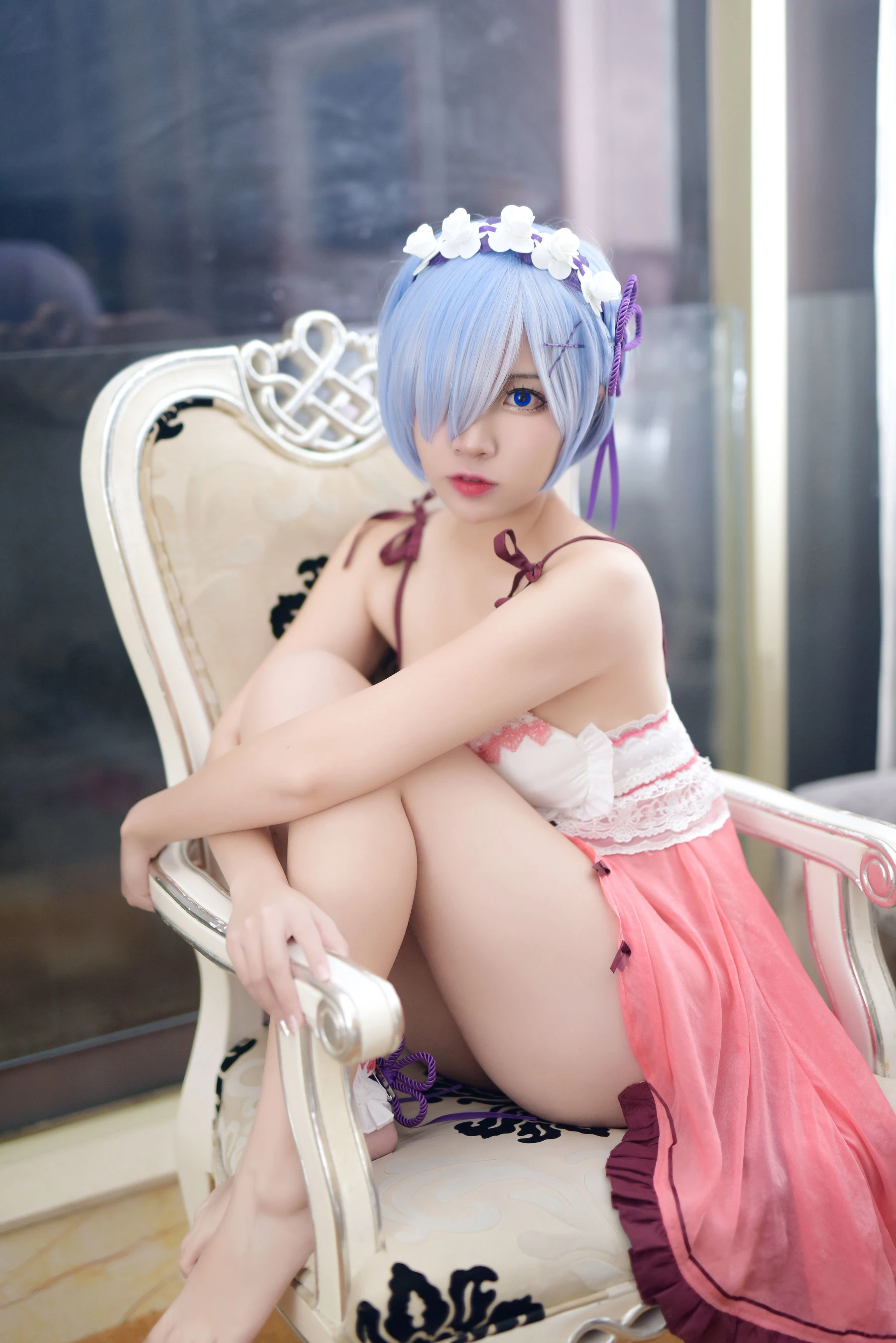 人气Coser二佐Nisa 蕾姆插图5