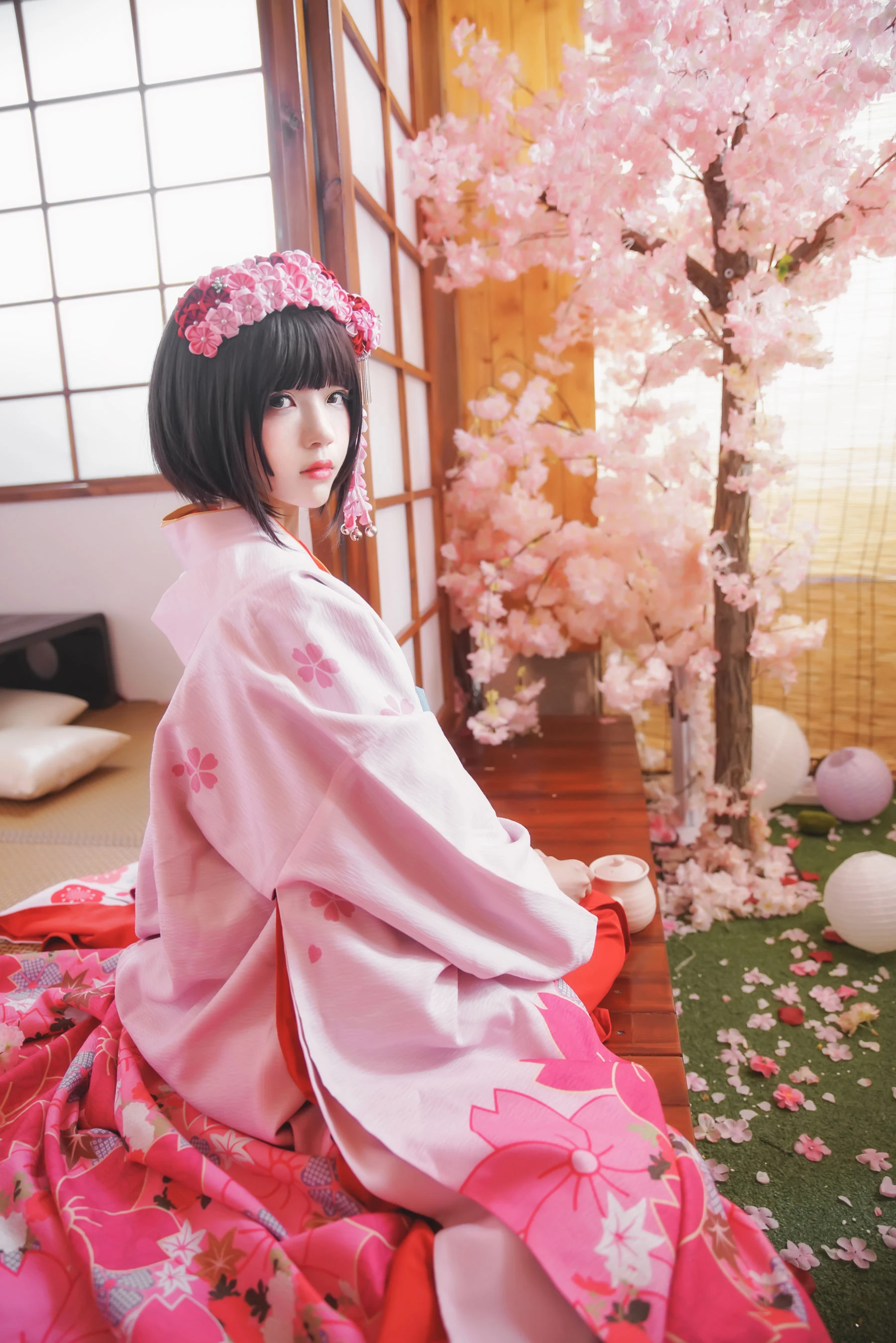 桜桃喵《(加藤惠)和服》插图8