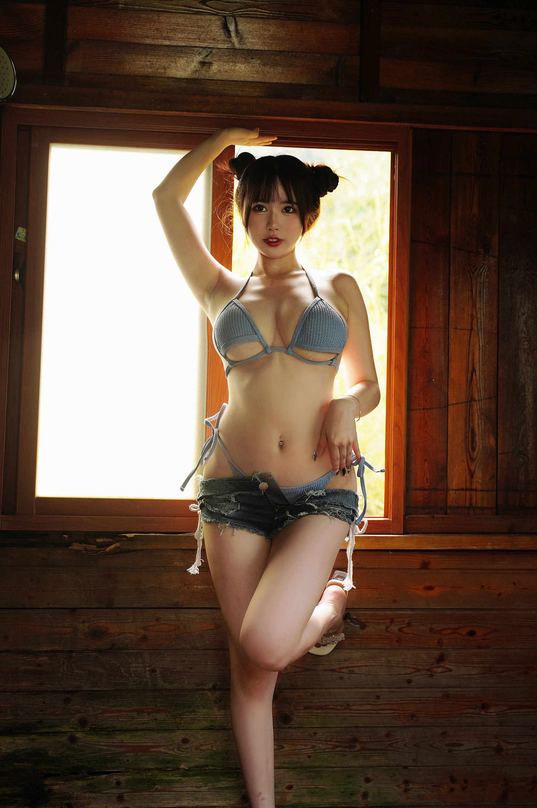 Tina很妖孽呀 – 蓝色比基尼插图6