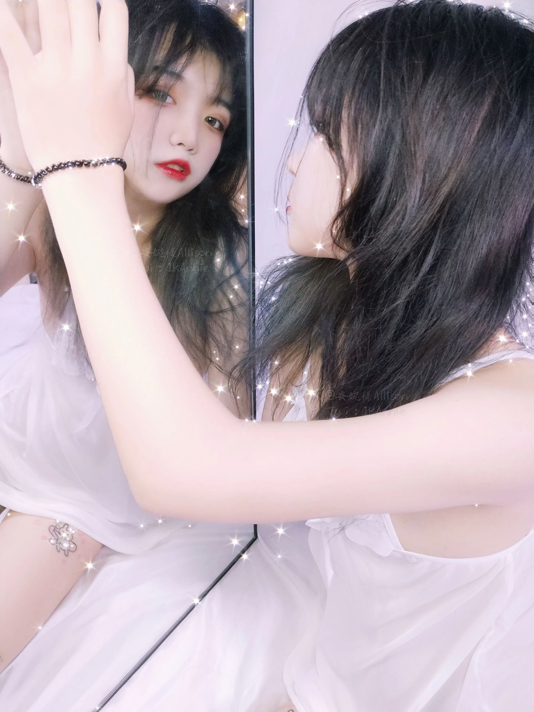 安妮 – 白色睡衣插图2