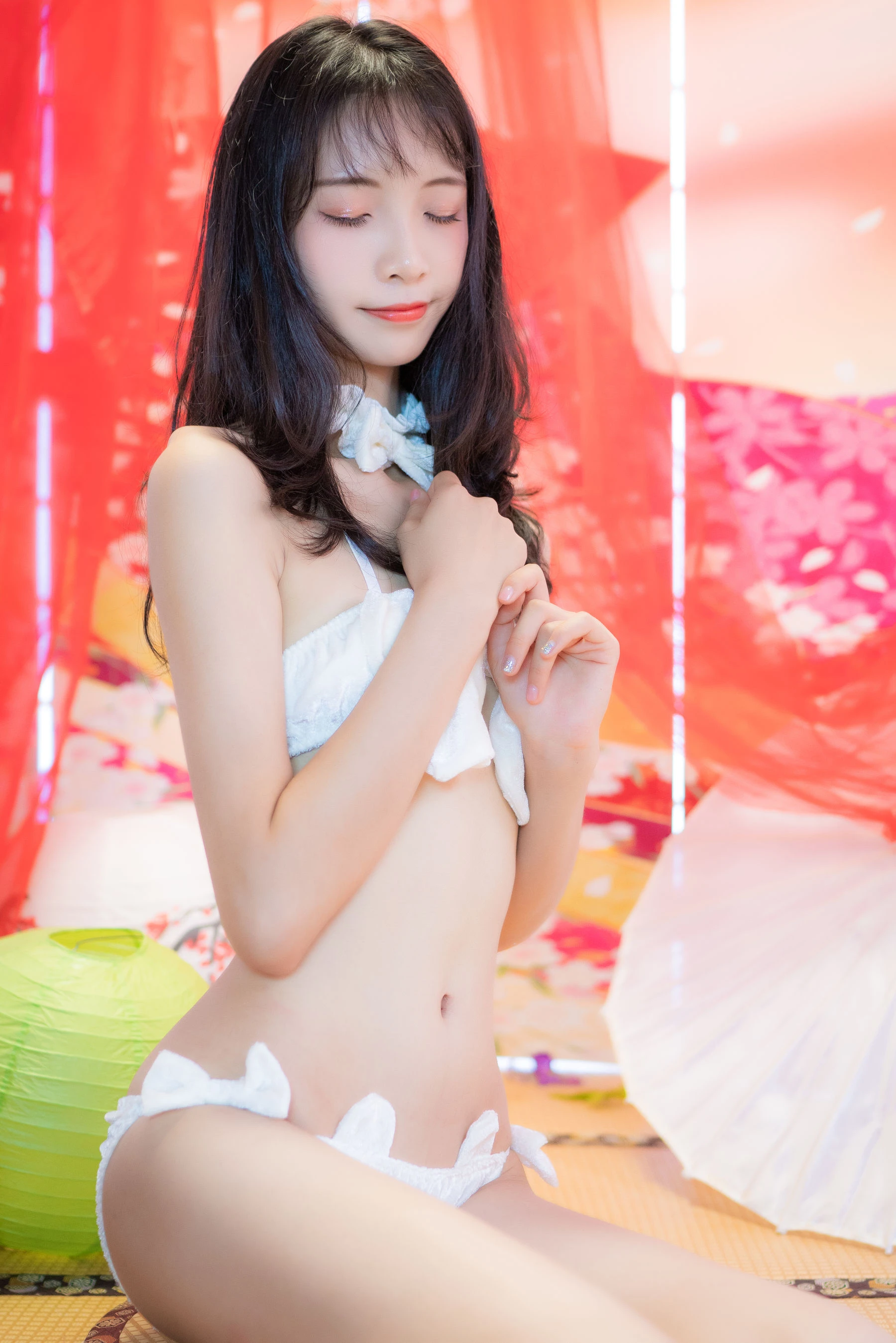 清纯妹子西瓜 白猫咪内衣 [34P]插图2