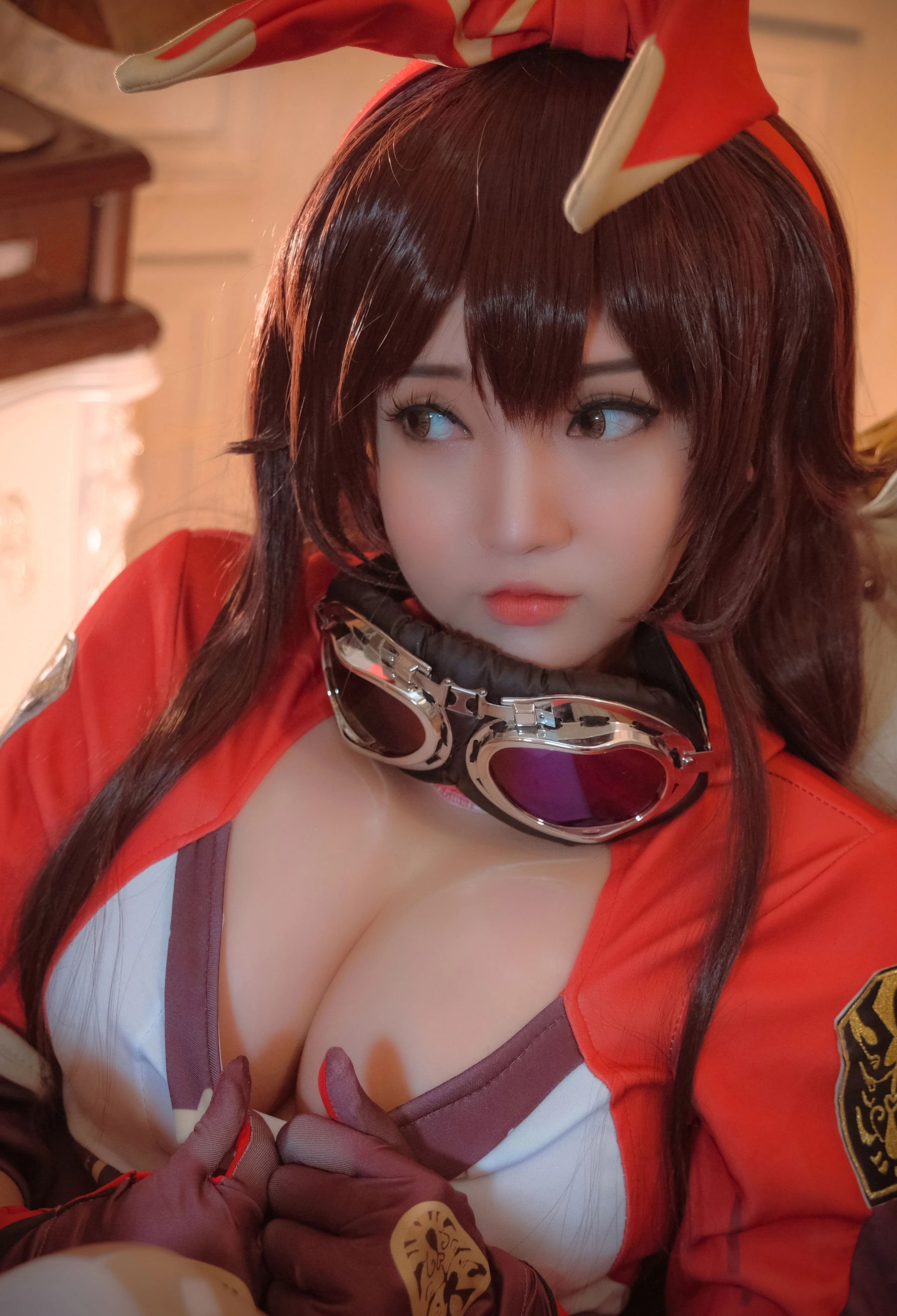 Coser小姐姐Potato Godzilla – Amber (Genshin Impact)插图3