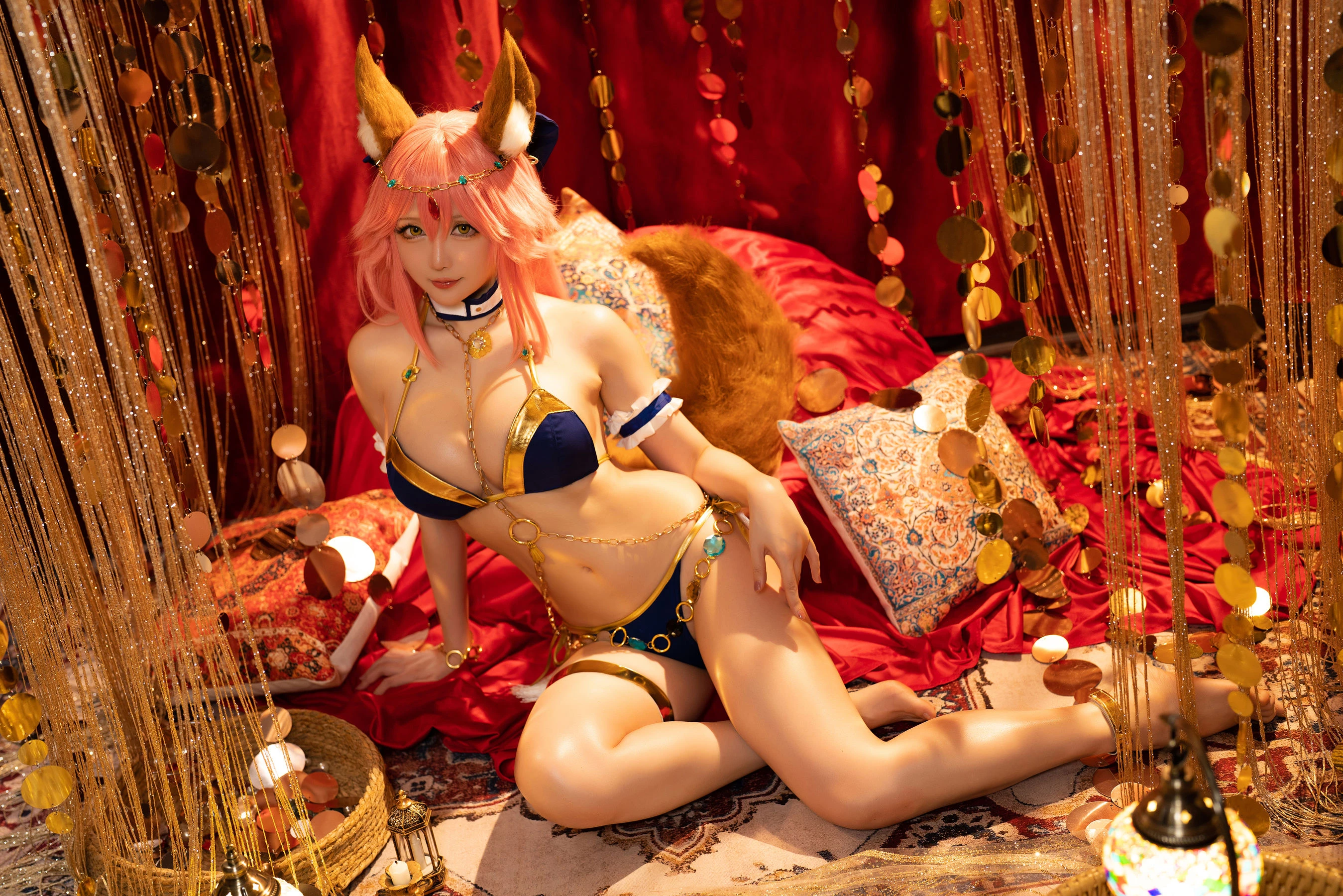 Coser小姐姐星之迟迟 – 玉藻前舞娘插图7