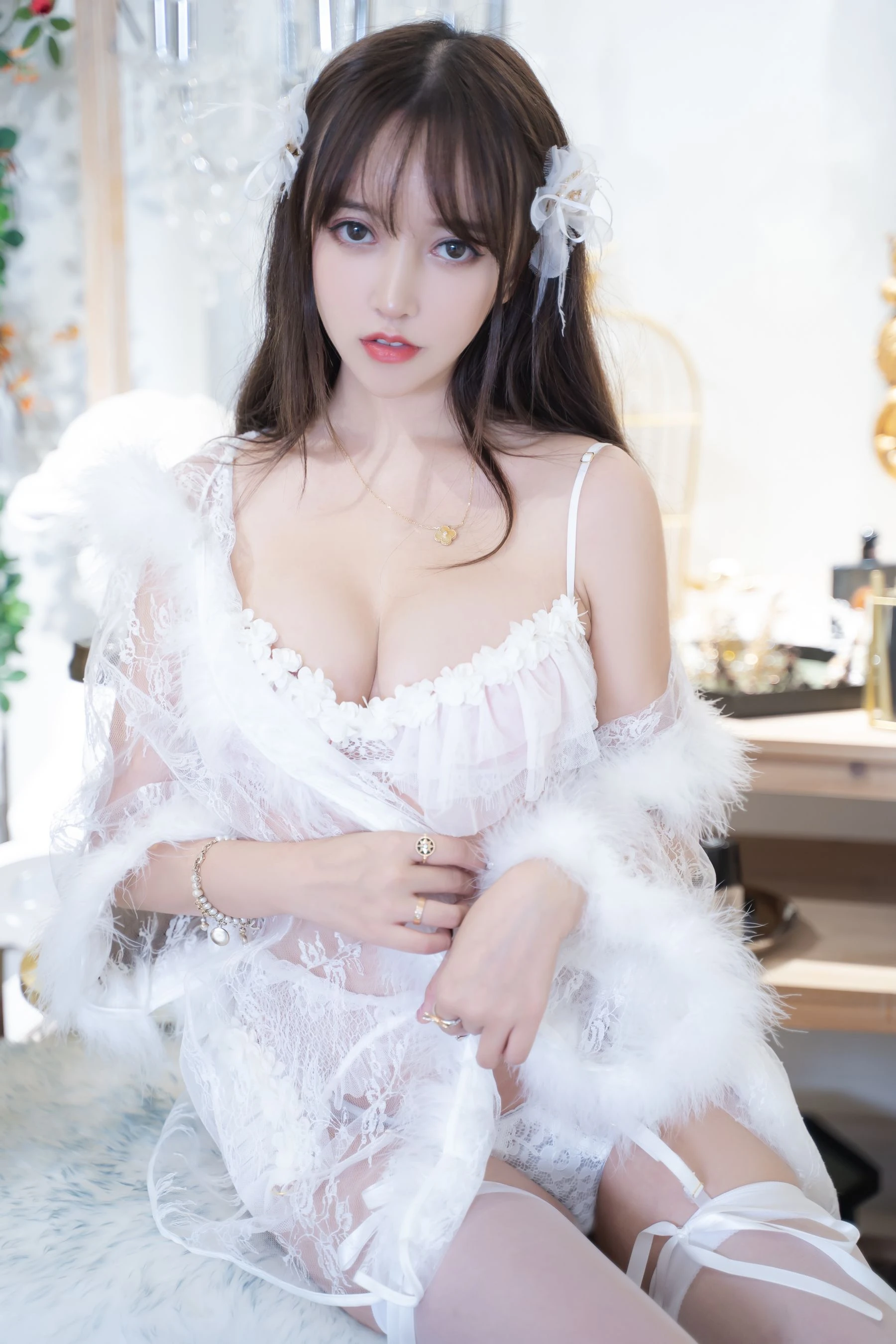 斗鱼米线线sama写真 天使插图7