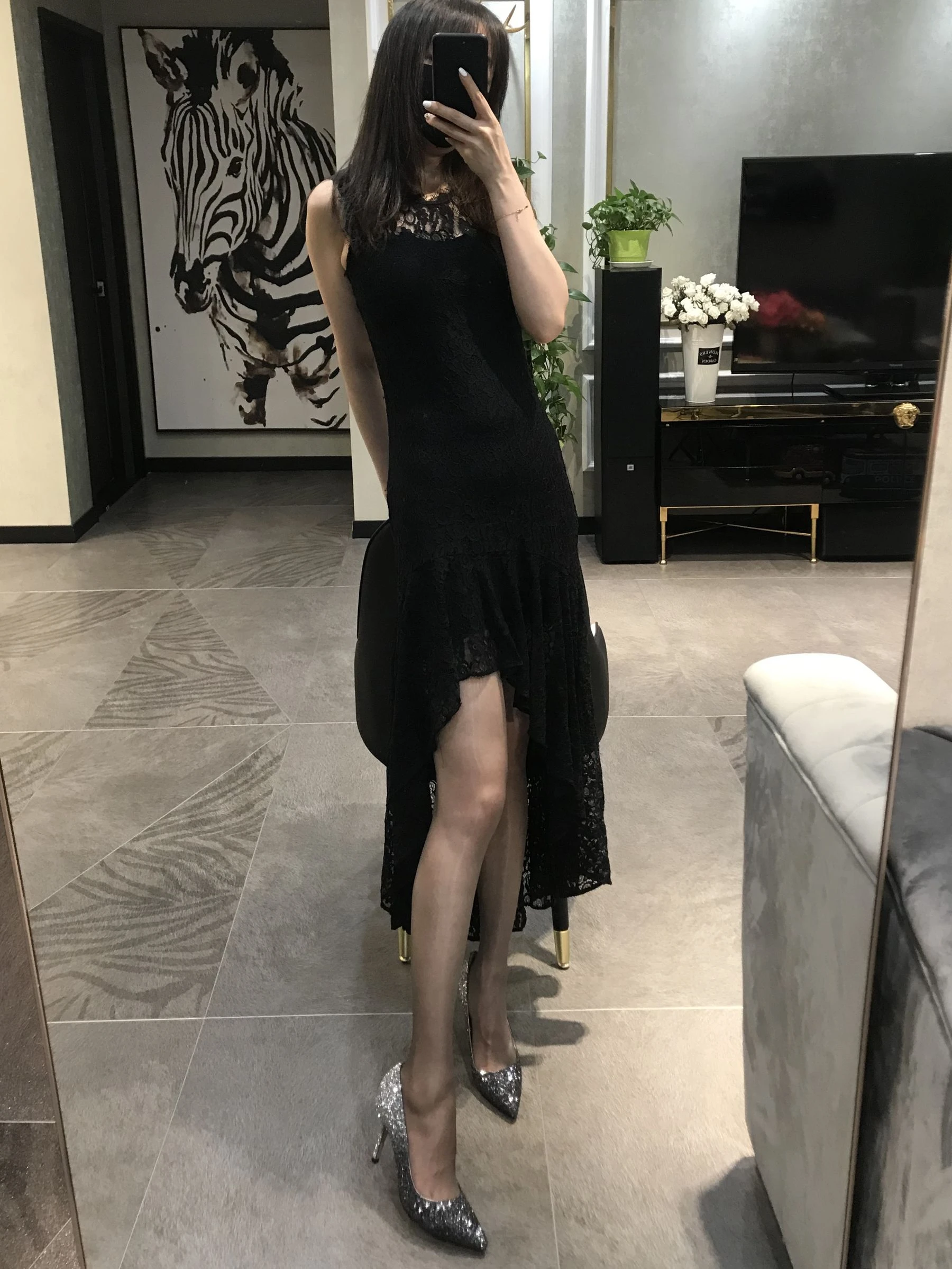 丝足博主麋鹿_Monroe 2020.05.14 名媛黑丝插图4