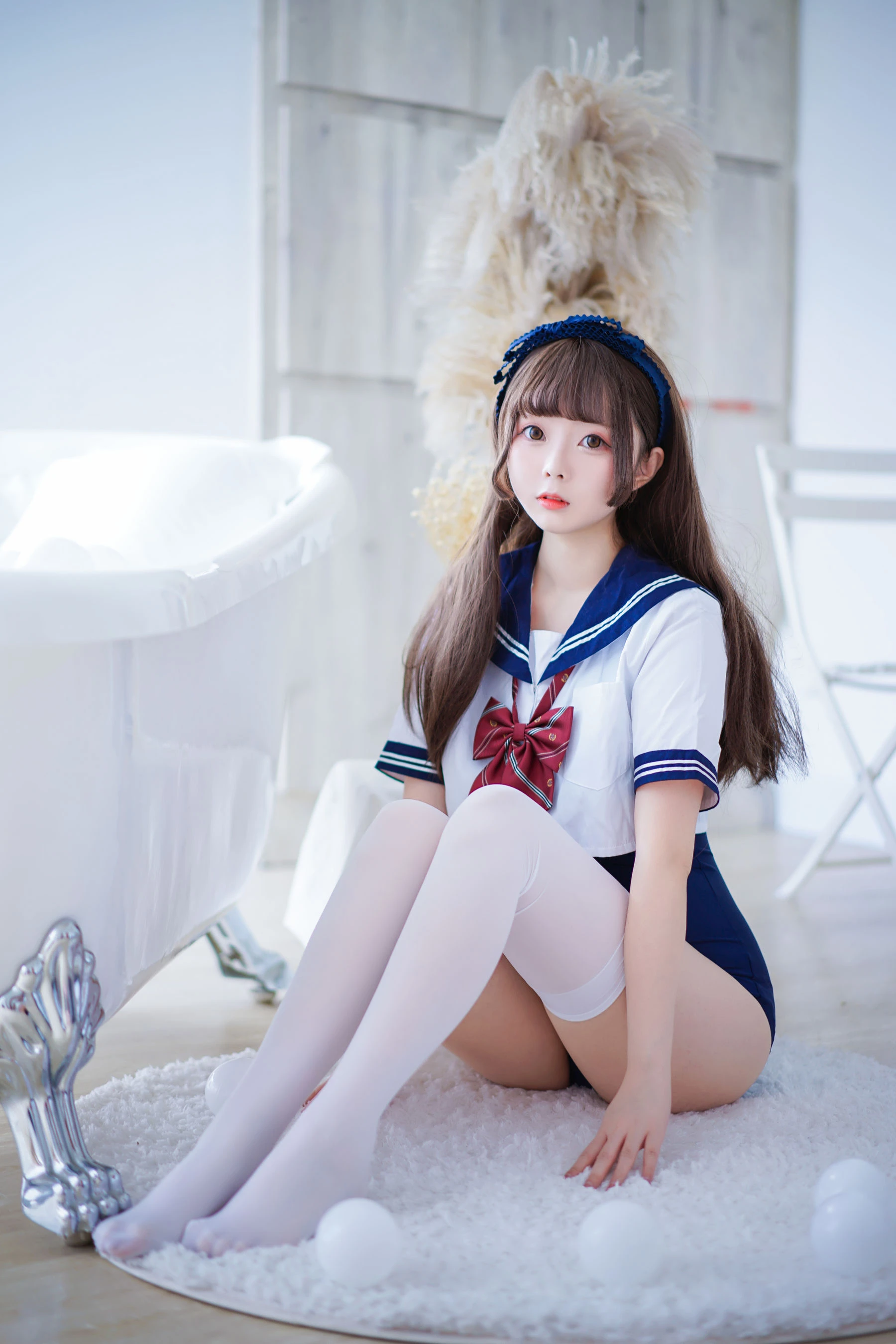 Cosplay日奈娇 – 制服死库水 [40P]插图2