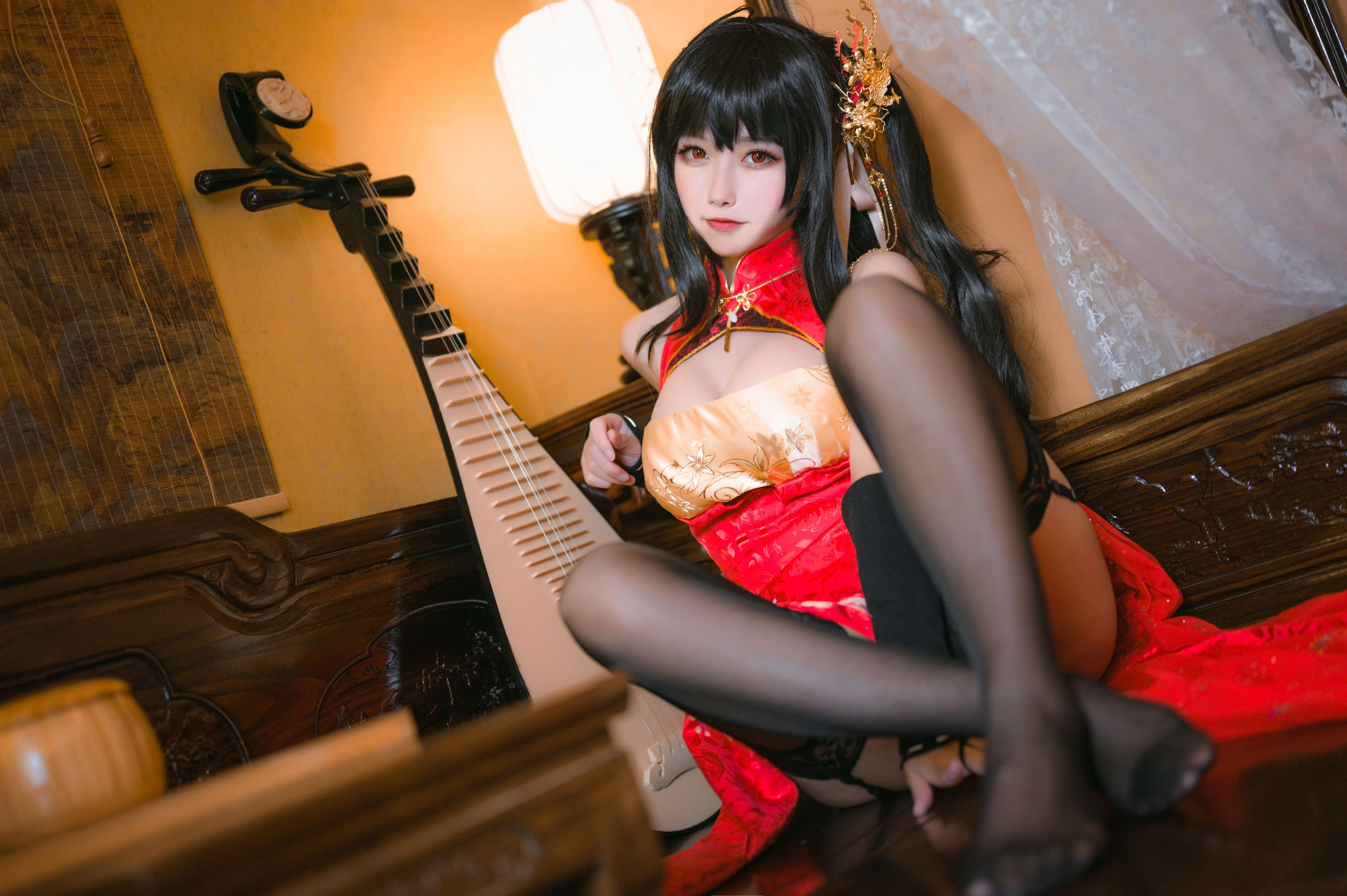 微博妹子Momoko葵葵 – 大凤之旗袍插图7