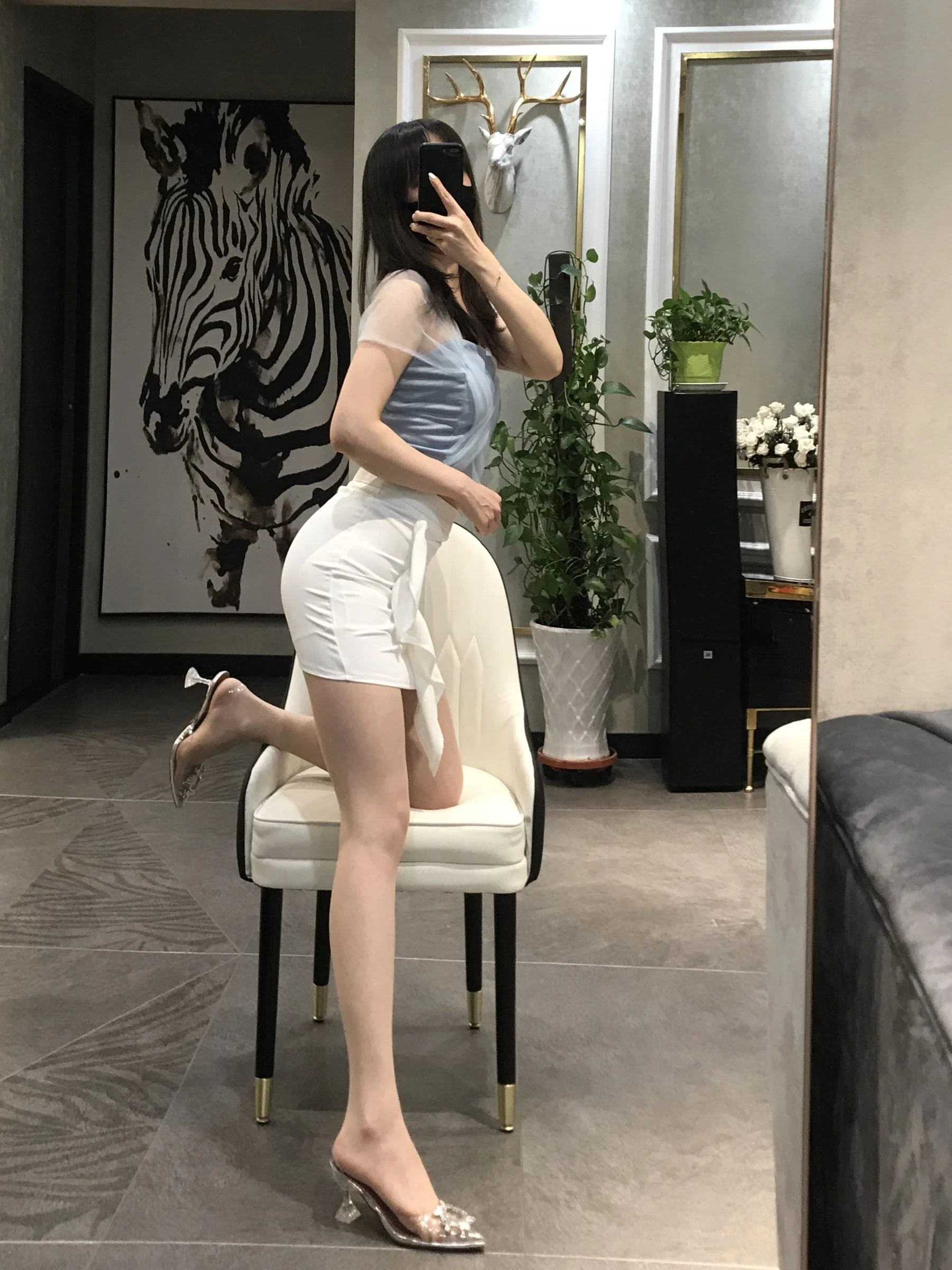 丝足博主麋鹿_Monroe 2020.05.28 情趣自拍插图3