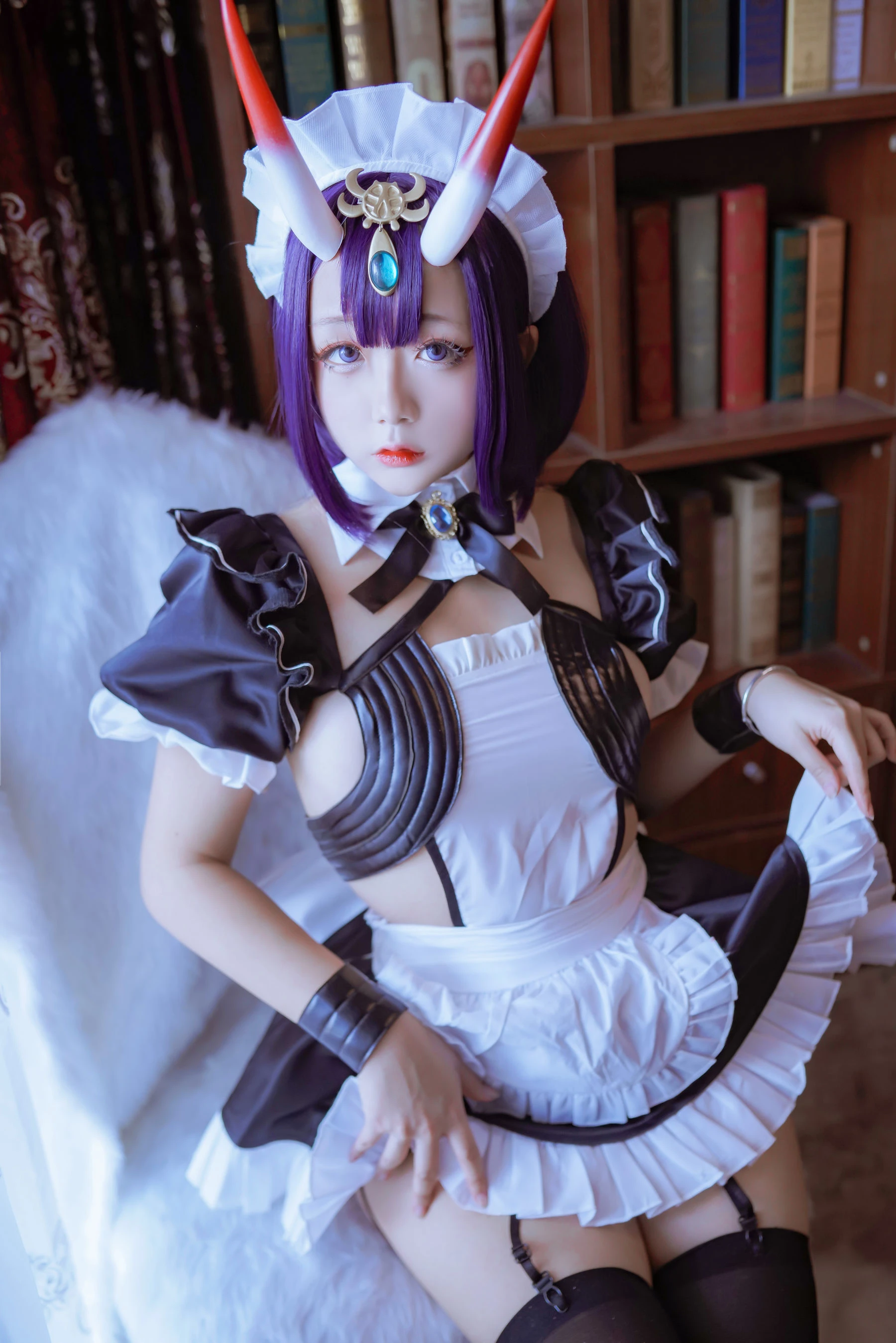 Cosplay日奈娇 酒吞女仆 [41P]插图2