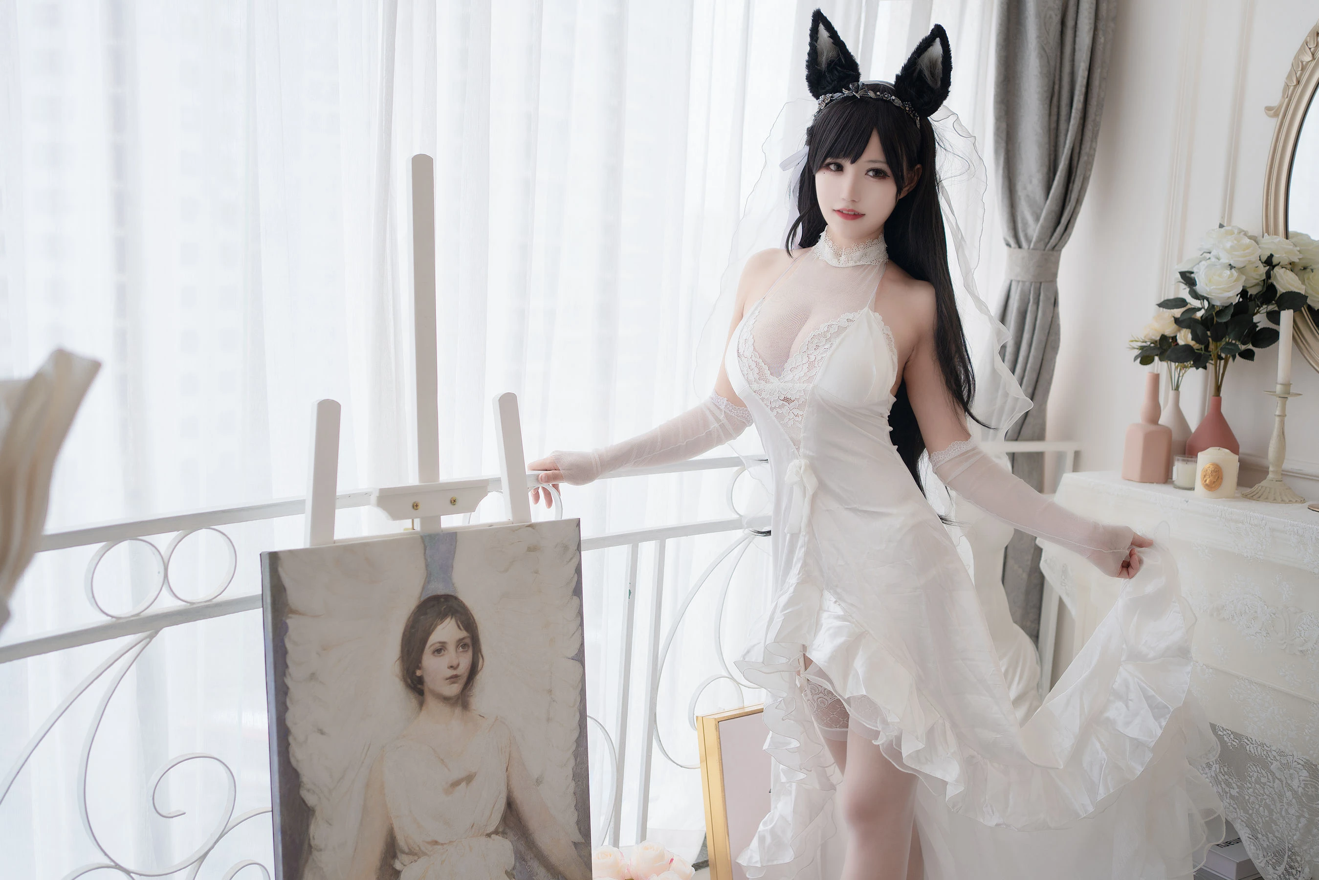 动漫博主小仓千代w – 爱宕婚纱 [20P]插图1