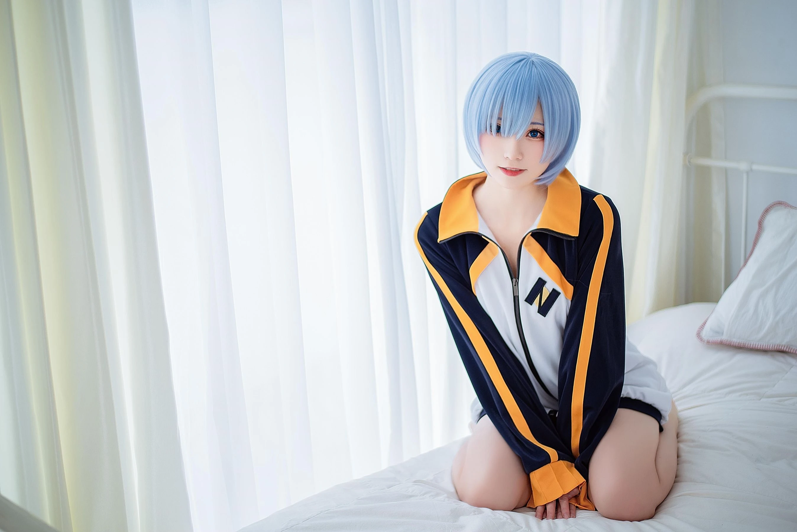 动漫博主Kitaro_绮太郎 – 蕾姆运动服 [18P]插图5