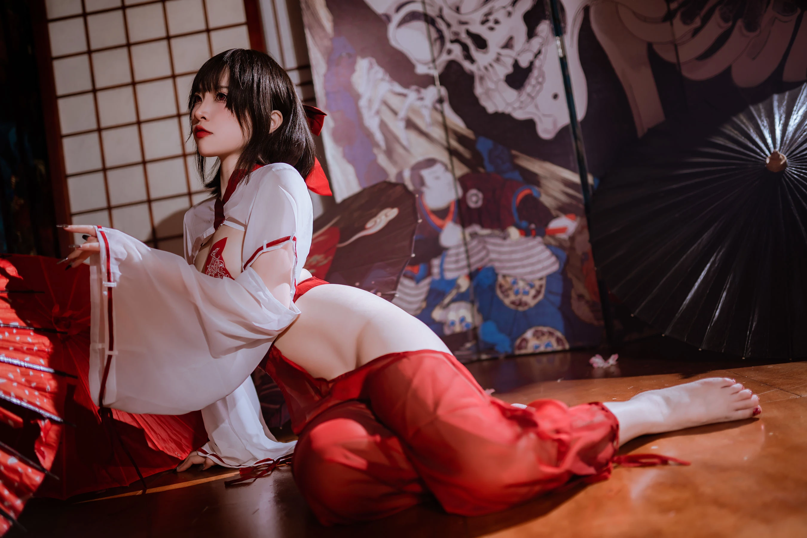 人气Coser二佐Nisa 私房巫女 [36P]插图5