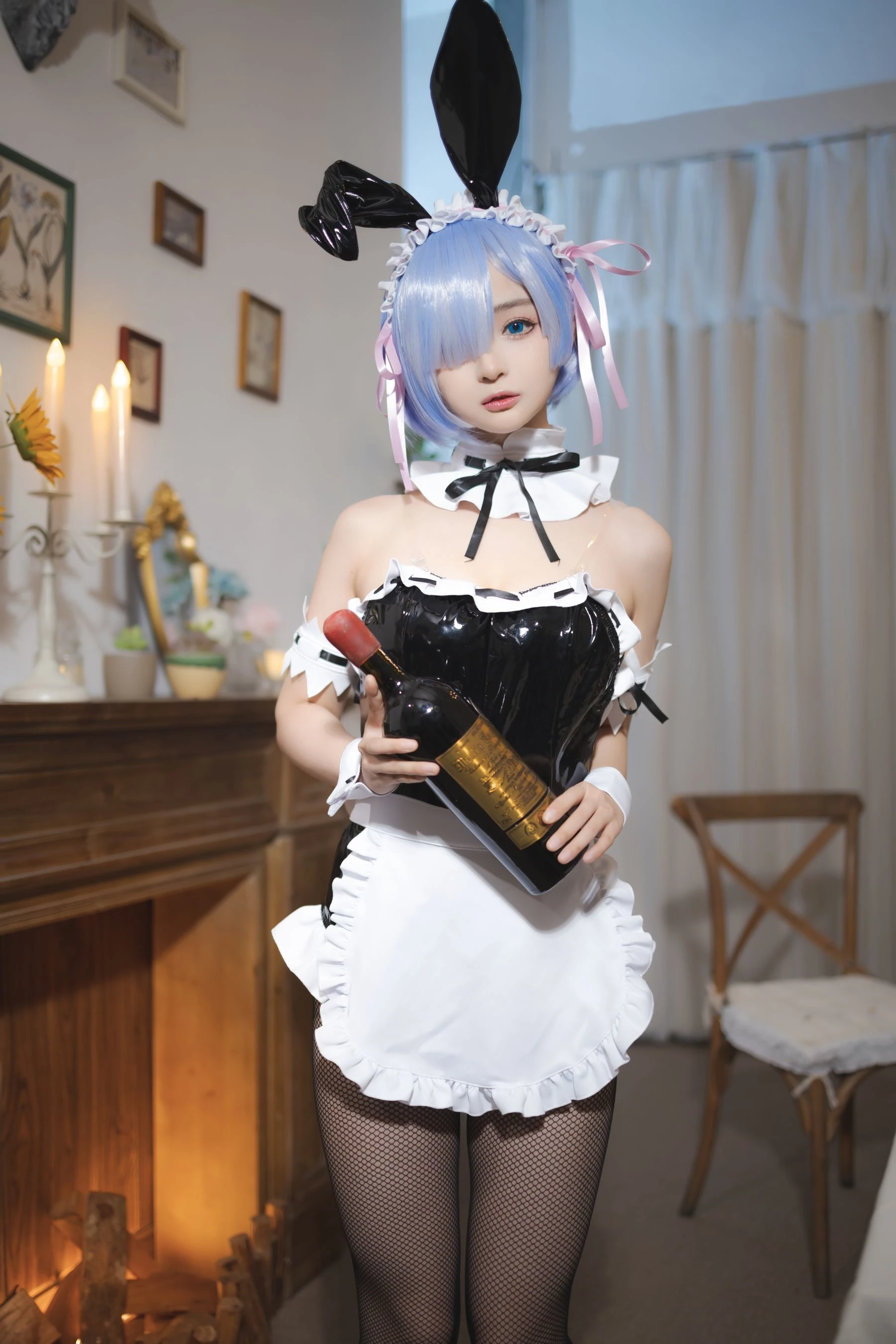 桜井宁宁 – 蕾姆兔女郎 [34P]插图6