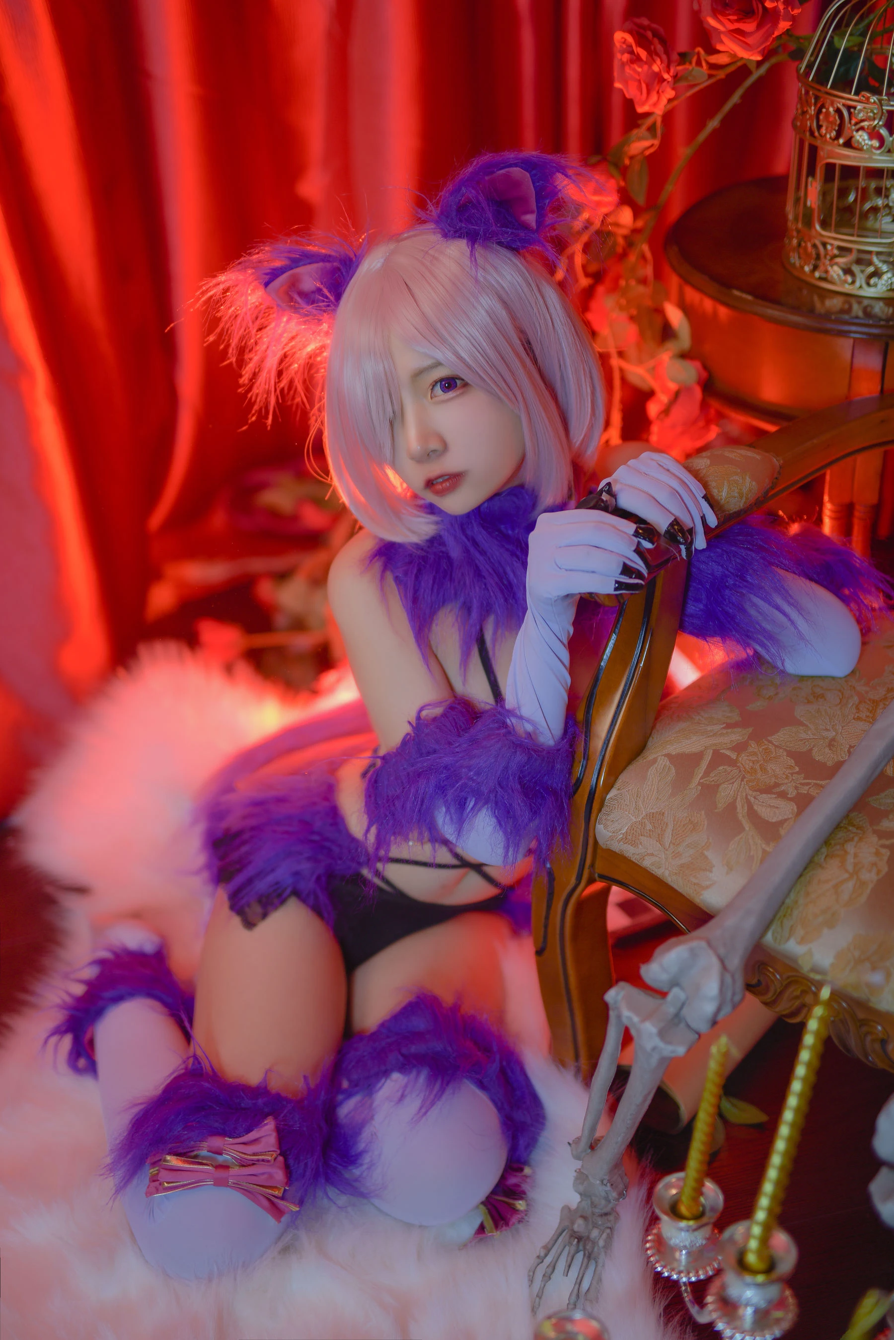 人气Coser二佐Nisa Fate玛修万圣 [23P]插图1