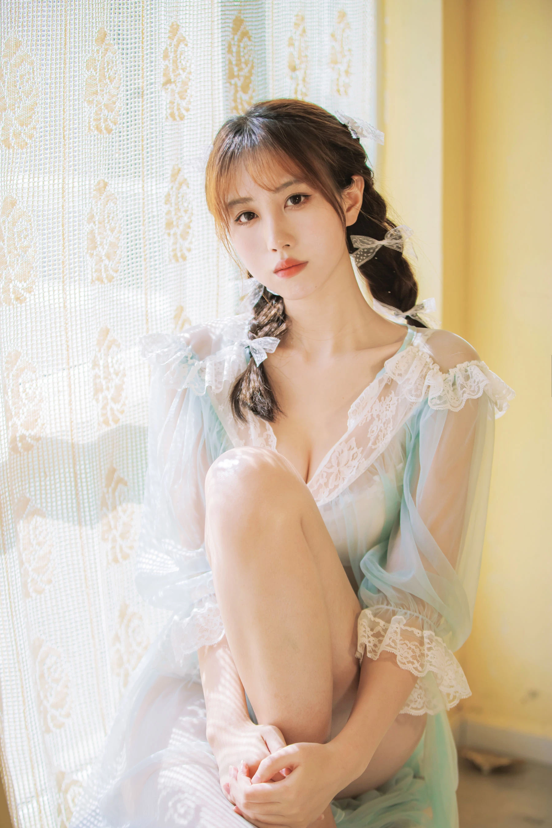 次元少女念雪ww – 蓝纱衣插图1