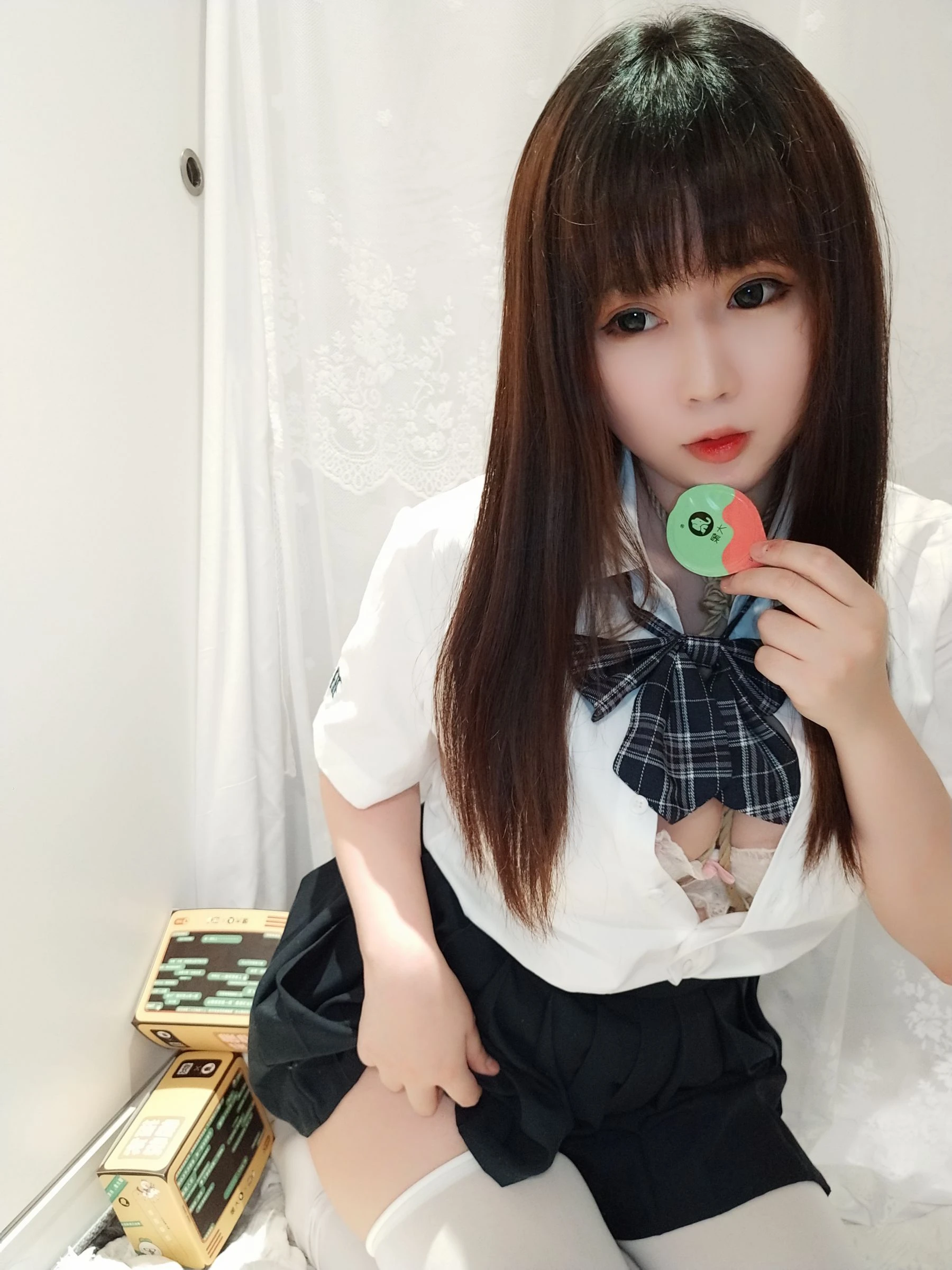 蜜桃少女是依酱呀 – JK捆绑插图2