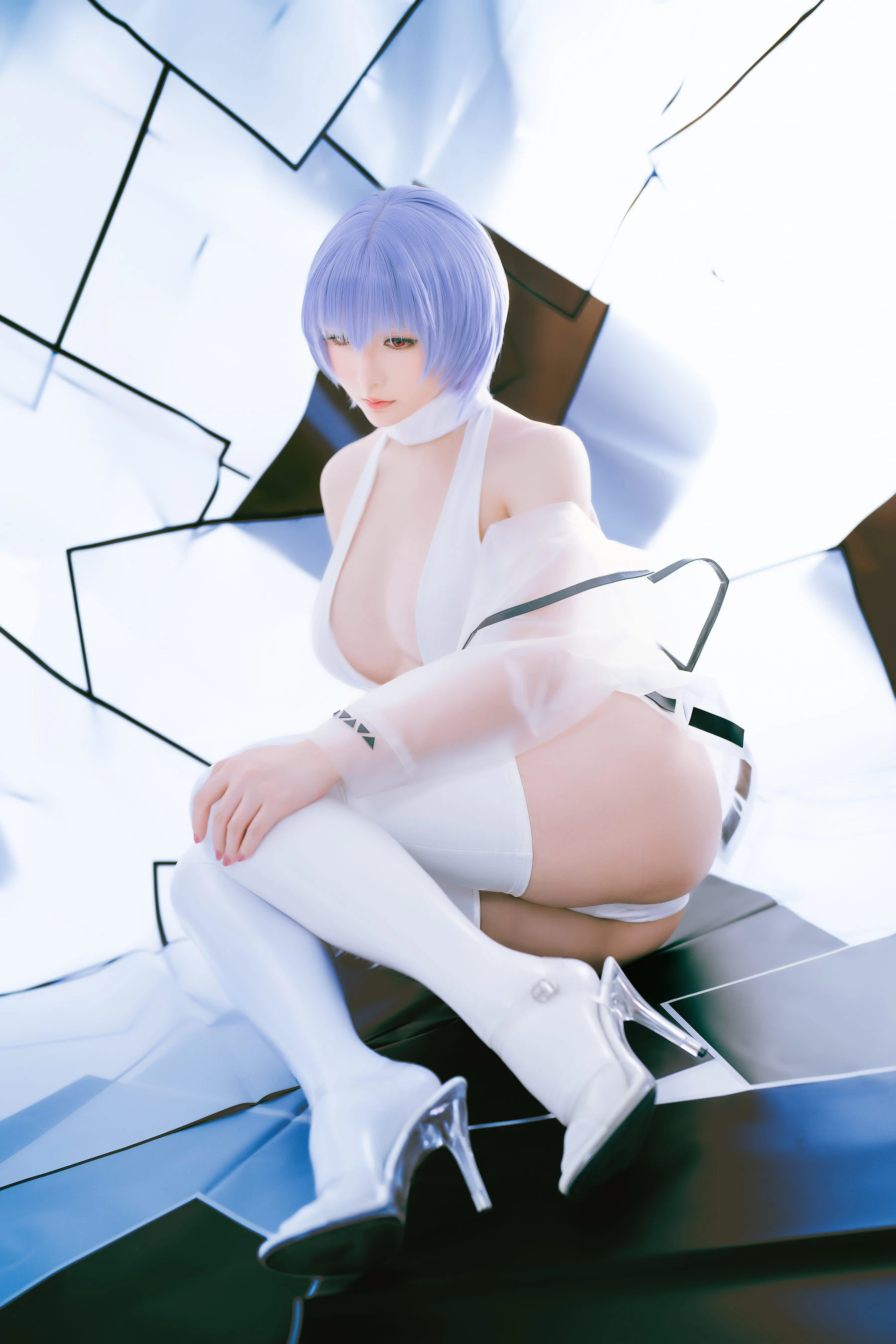 Coser小姐姐星之迟迟 – 绫波丽同人 [61P]插图9