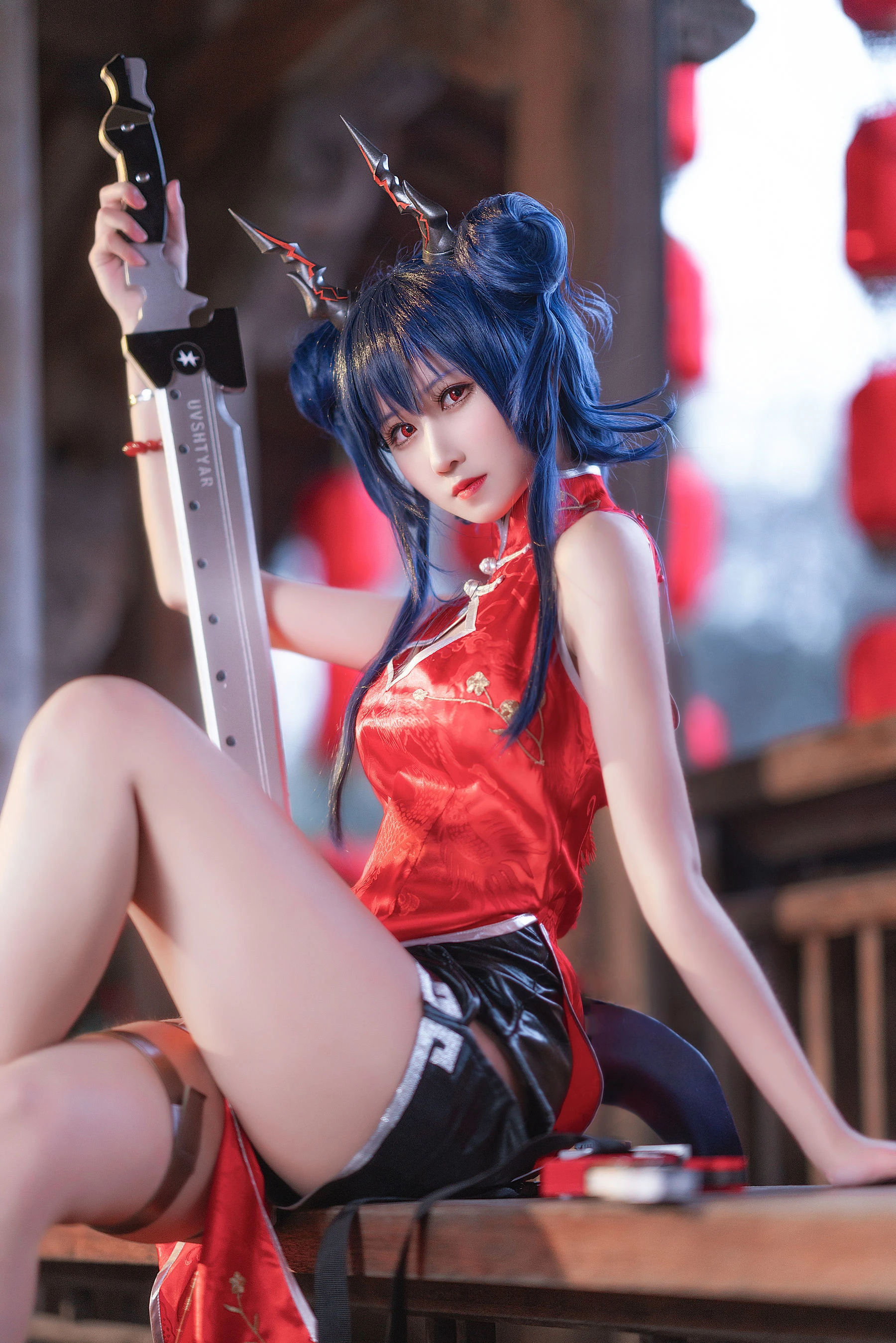 微博妹子三度_69 明日方舟 旗袍插图8