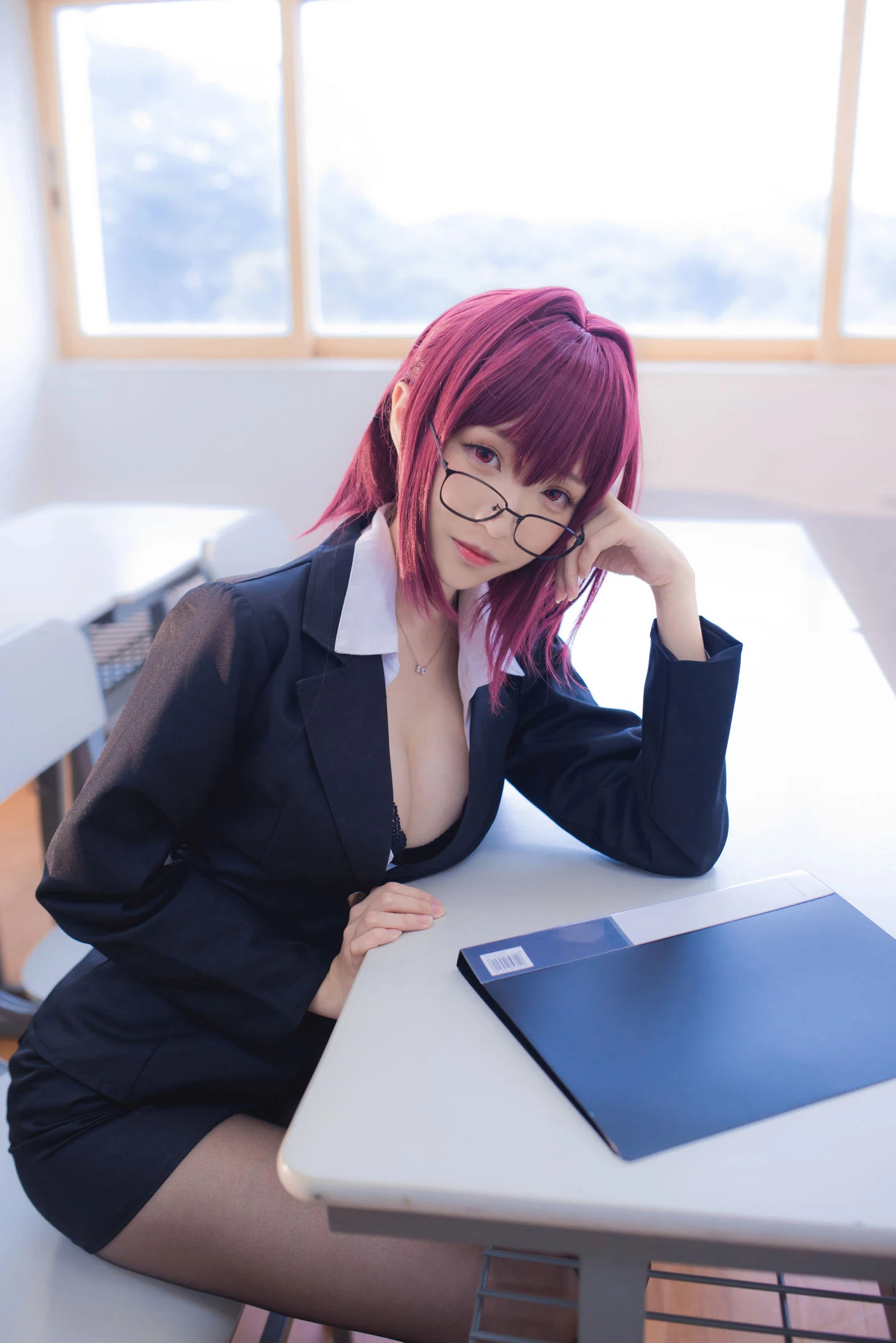 长腿Coser青青子Js – 斯卡哈 教师插图3