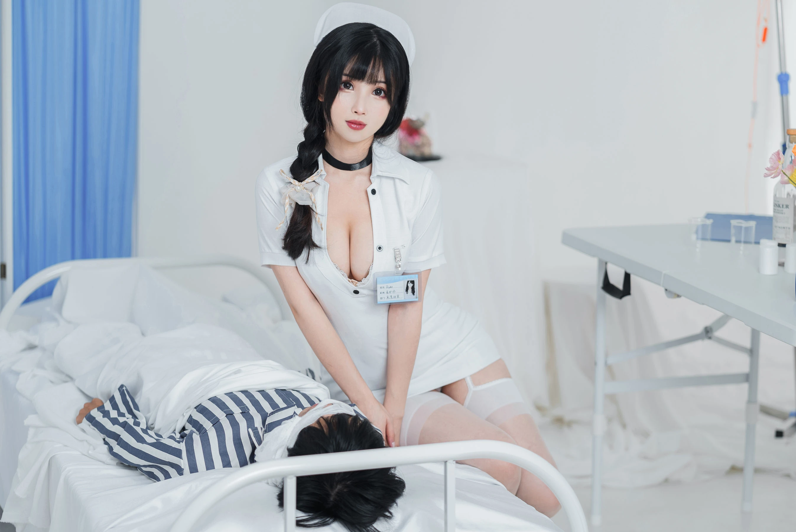 COS福利rioko凉凉子(肉扣热热子) – 采集室实习护士 [48P]插图3