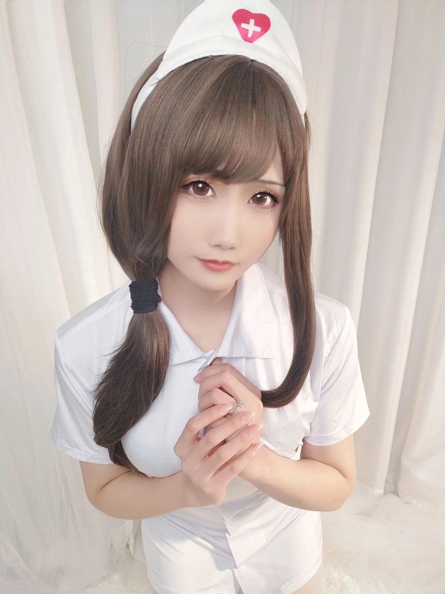 动漫博主曉美媽 – (圣诞自拍)护士人妻插图1