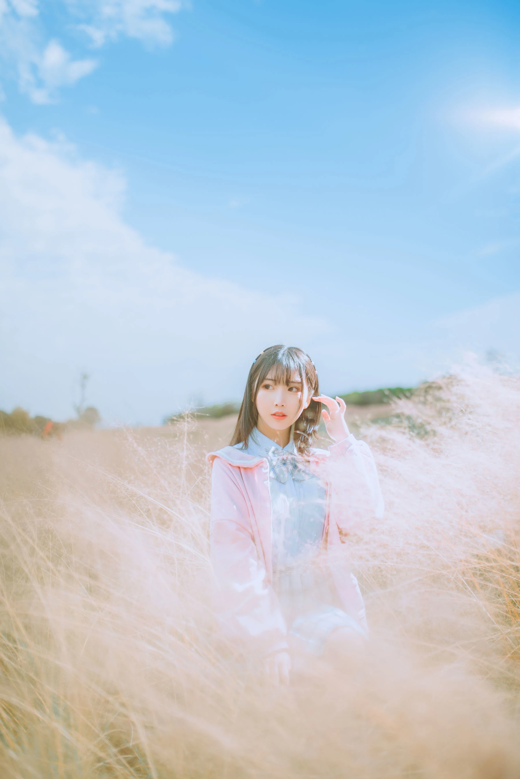可爱人气Coser面饼仙儿 粉黛草JK [19P]插图2