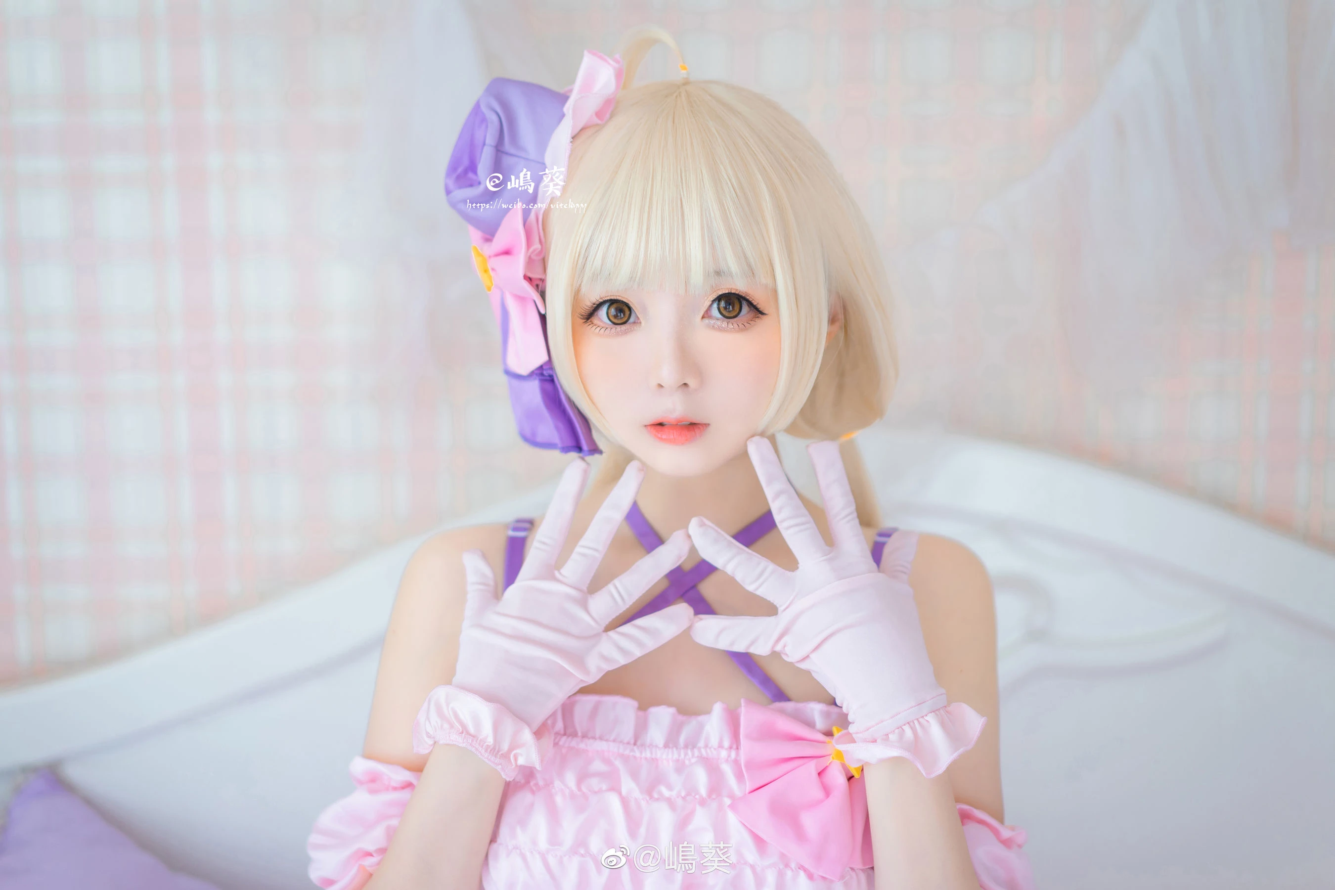 微博美女嶋葵 双叶杏打歌服插图4