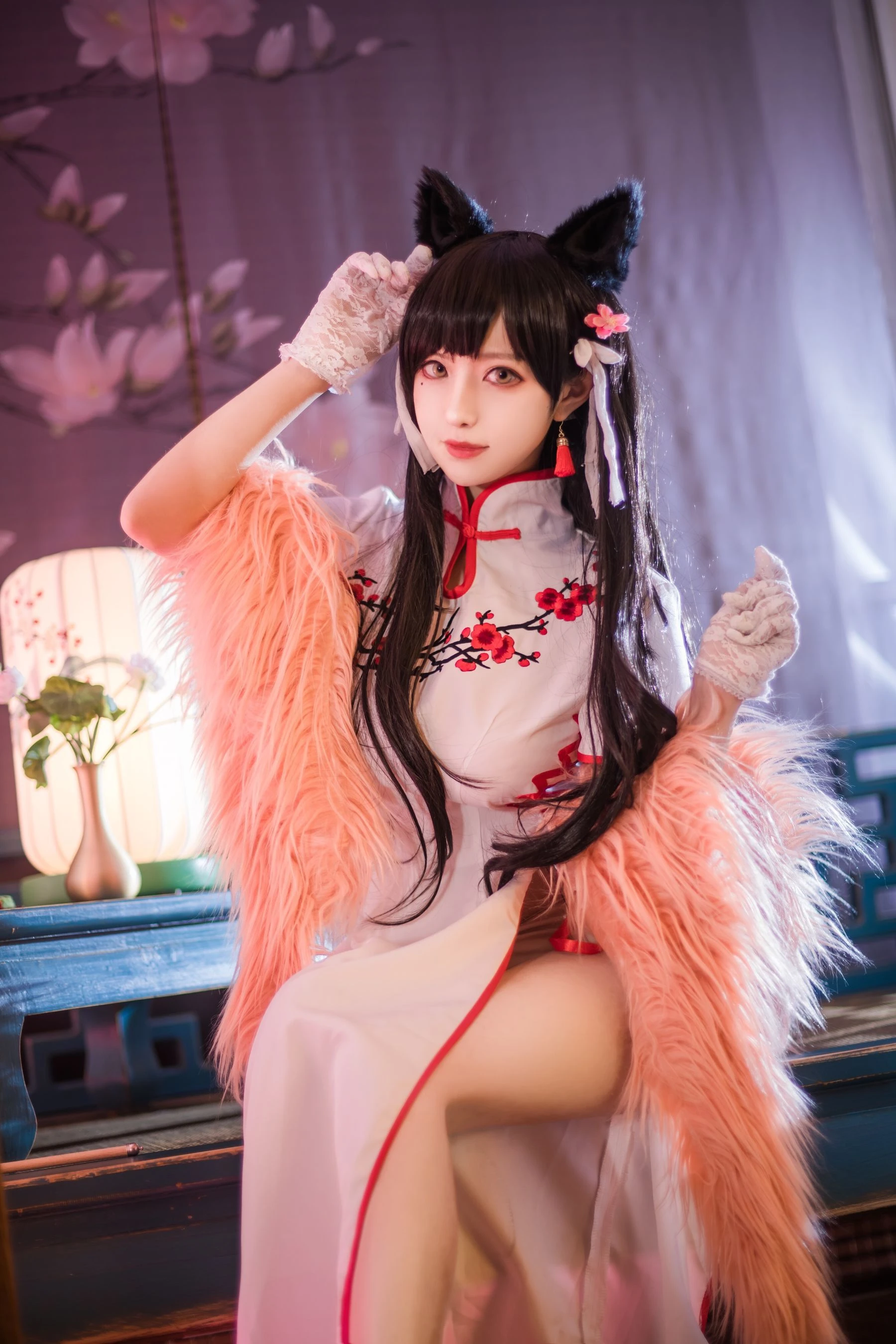 Shika小鹿鹿 – 爱宕旗袍插图3