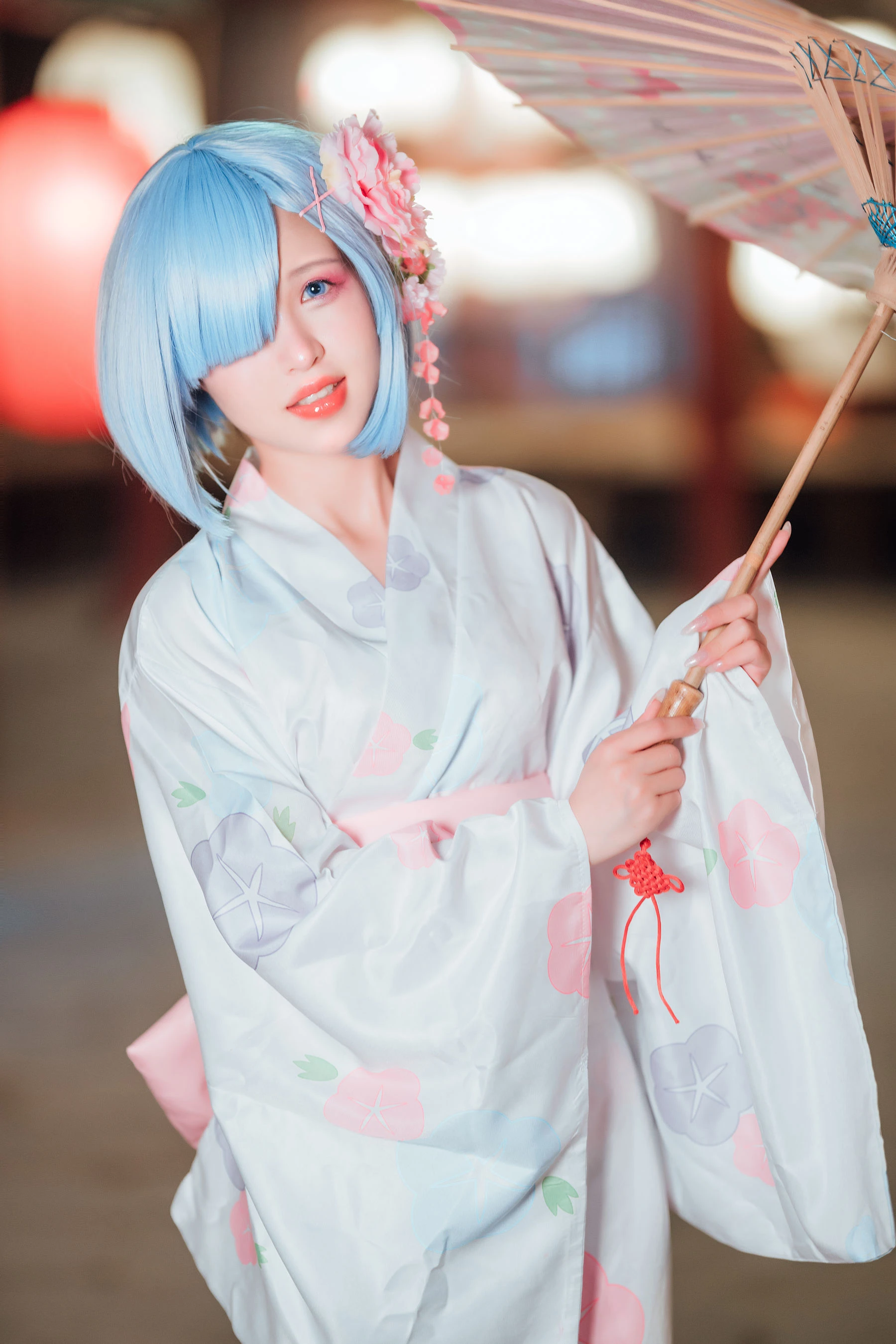 美少女晕崽 – 和服雷姆高清在线免费欣赏–微密图社-微密图社