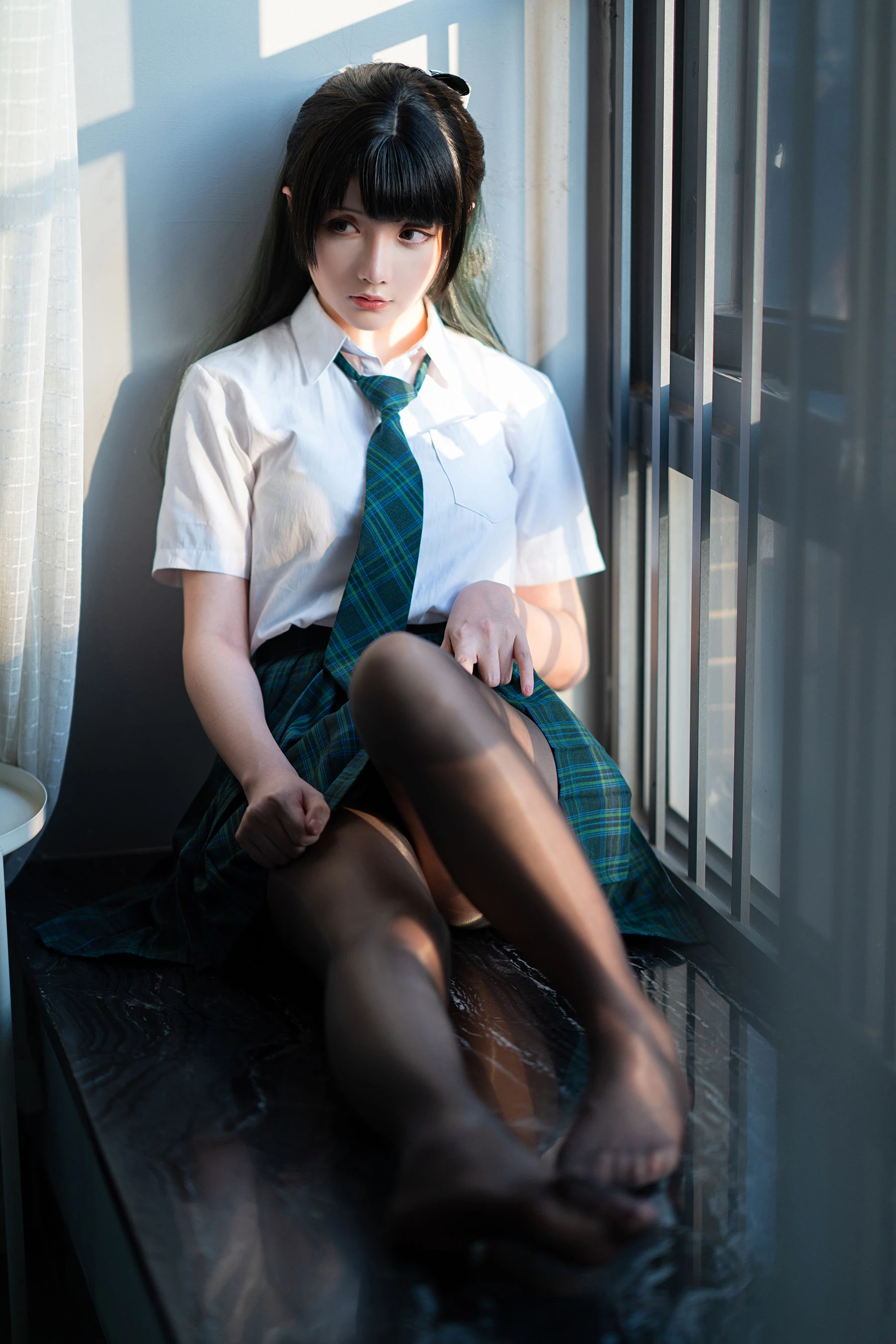 Coser小姐姐星之迟迟 – JK-绿插图1
