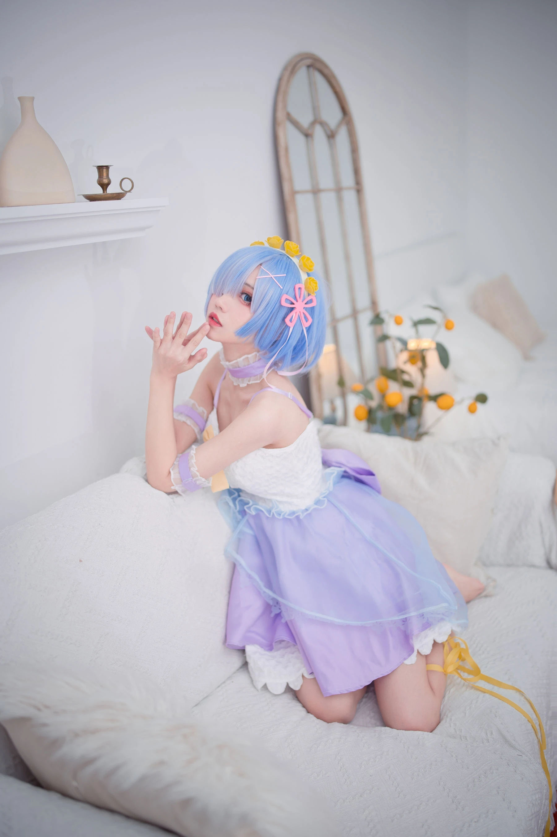 花柒Hana – 天使蕾姆插图7