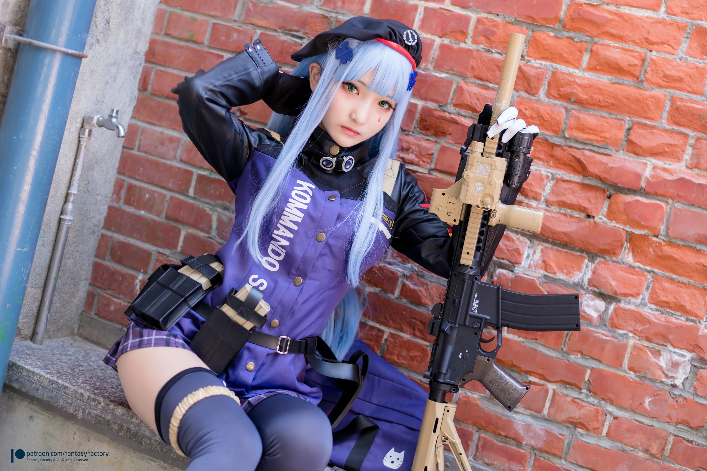 [Fantasy Factory] 小丁Cosplay – 魔女 浴池 黑丝插图5