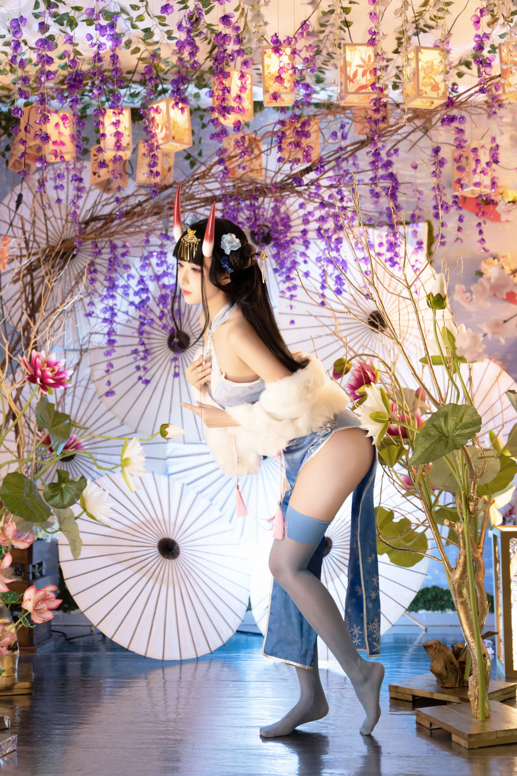 Shika小鹿鹿 – 能代旗袍 [16P]插图1