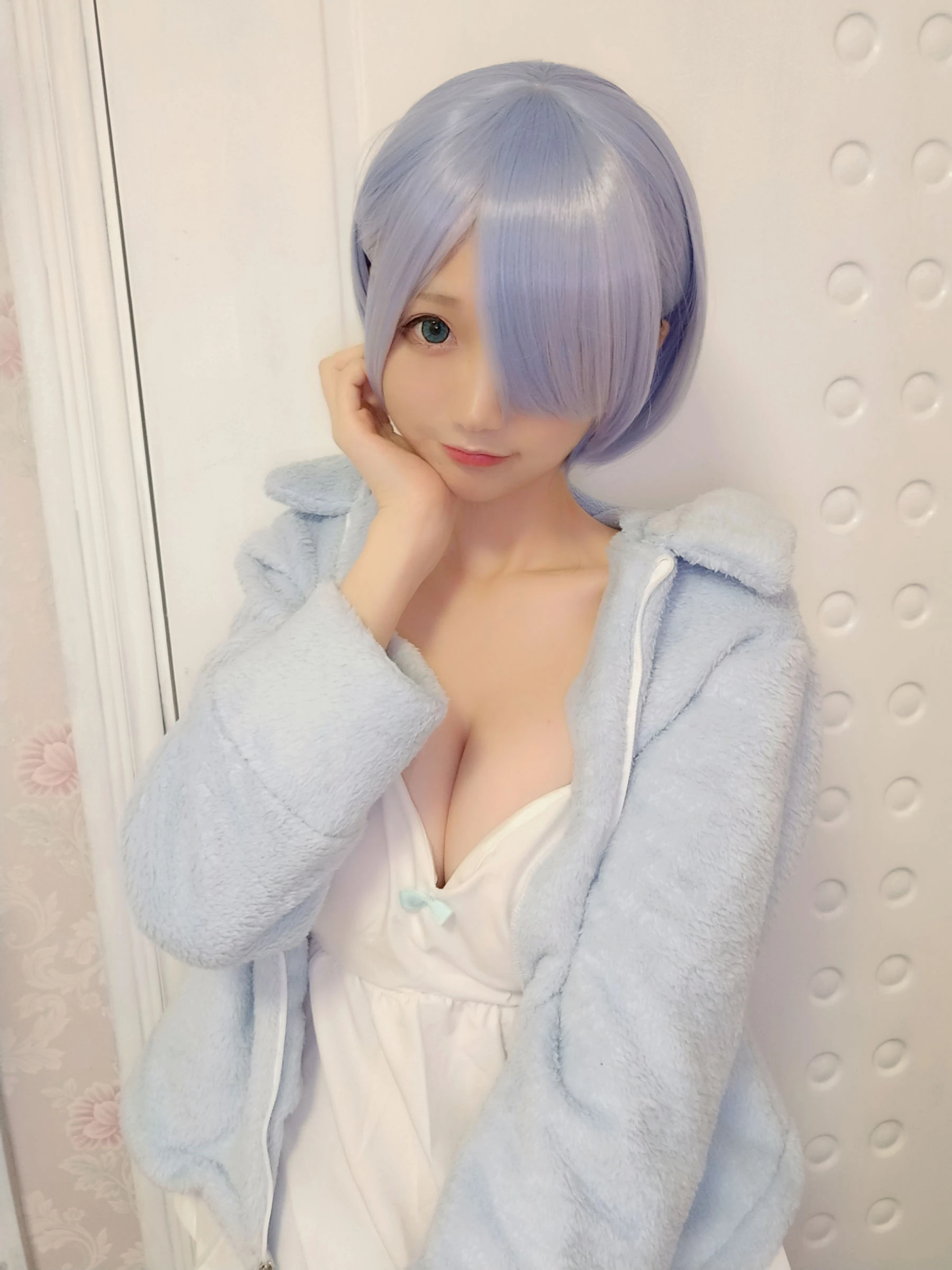 NAGISA魔物喵[fantia] – レム-猫耳パジャマ插图1