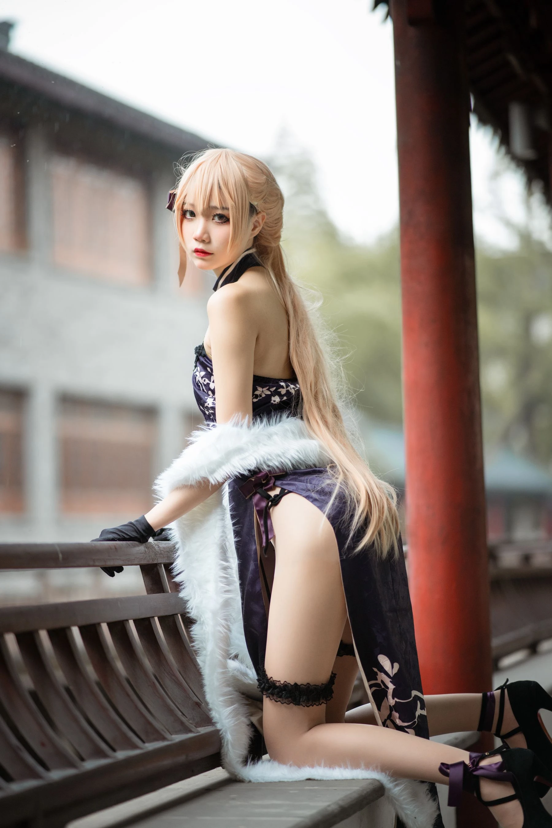 清纯少女五更百鬼 – OTS-14旗袍插图5