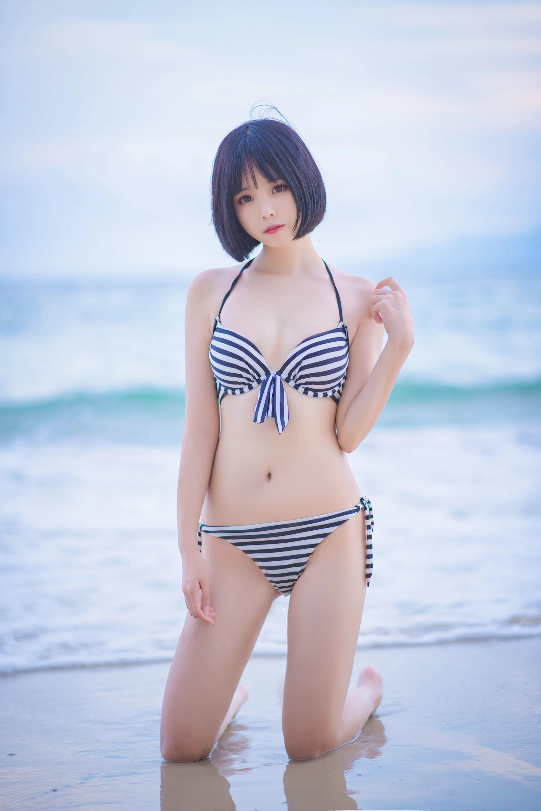 白金Saki – 水着 [27P]插图2