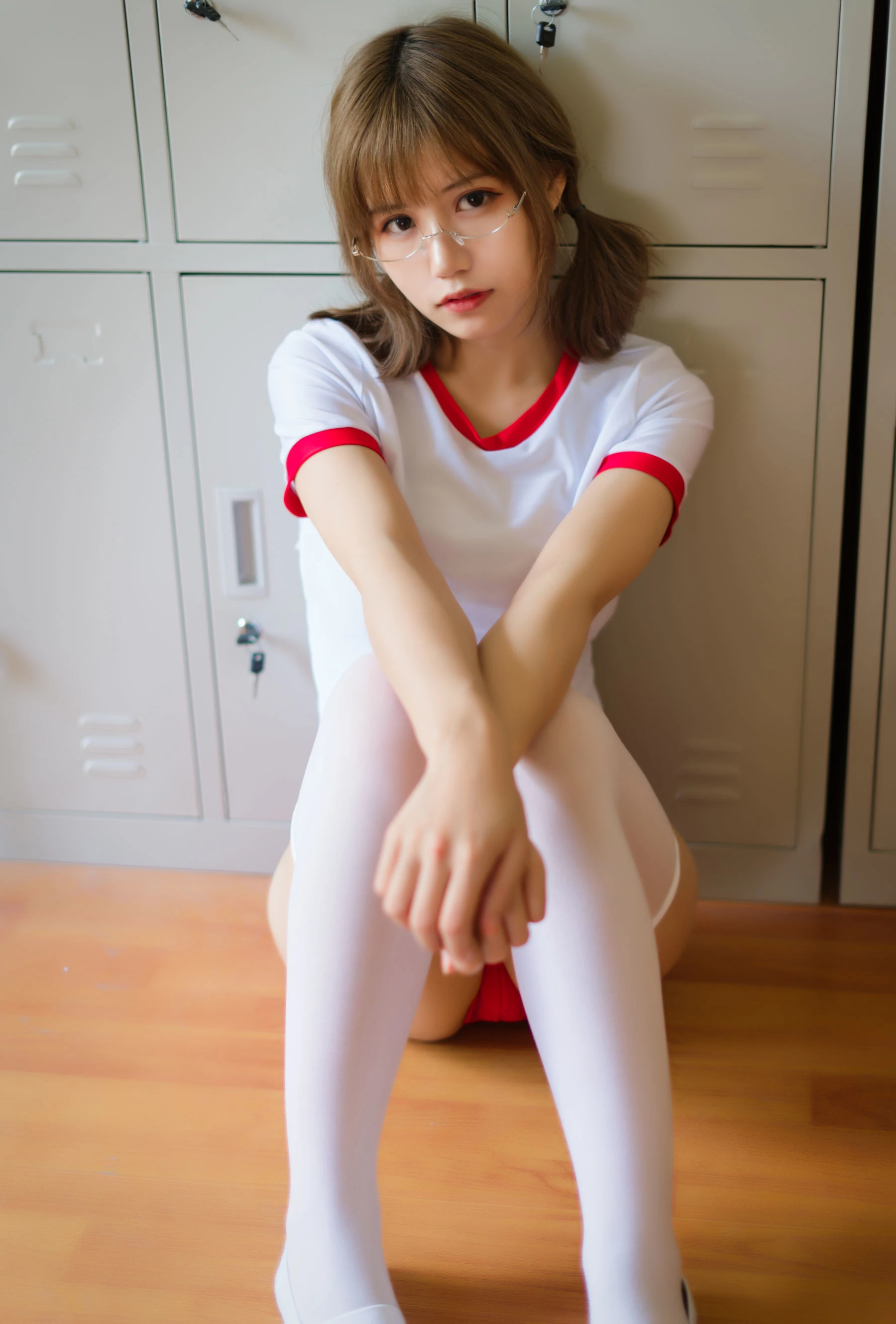 动漫博主小仓千代w – 红色体操服插图8