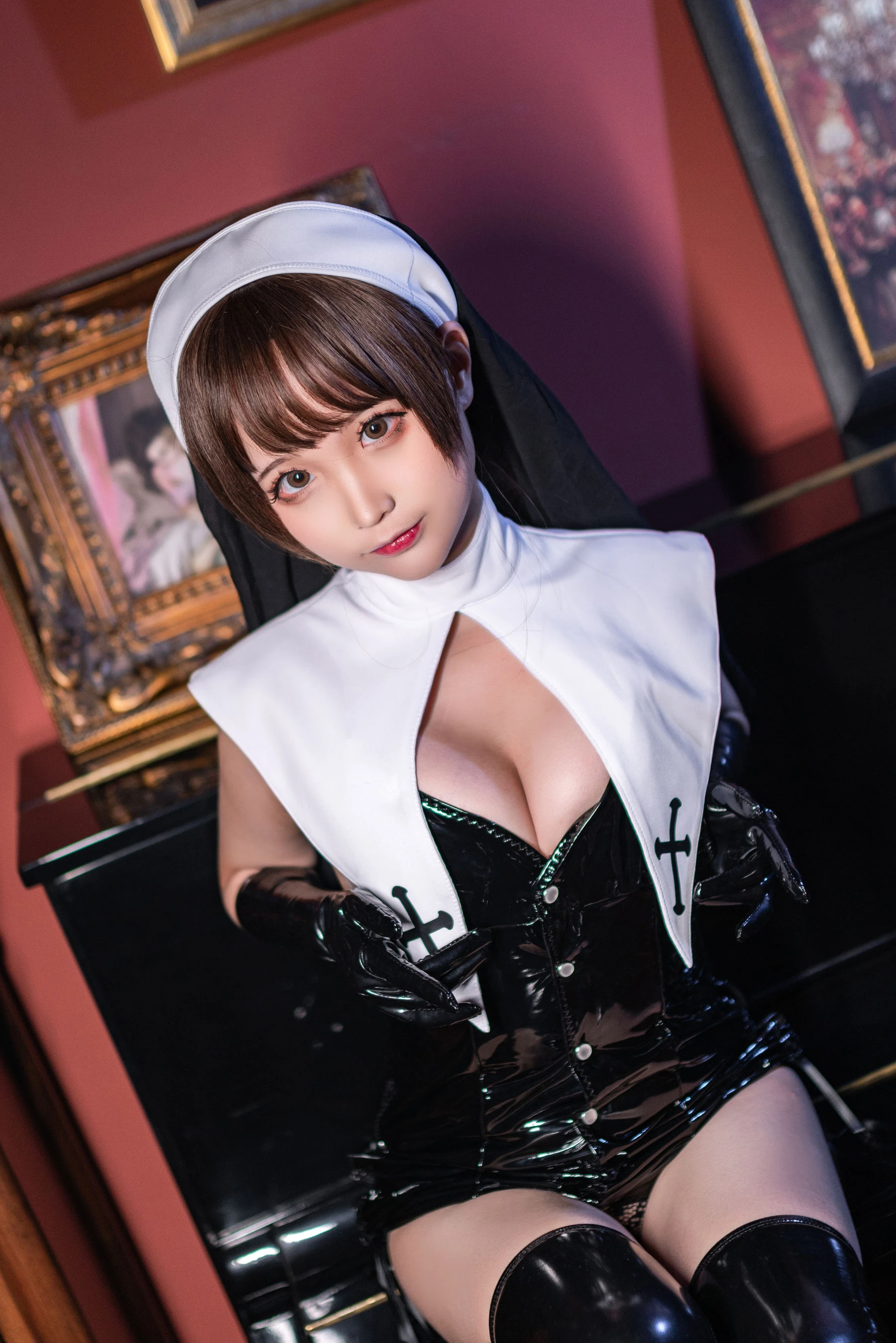 动漫博主蠢沫沫 – 魅–皮修女 [40P]插图2