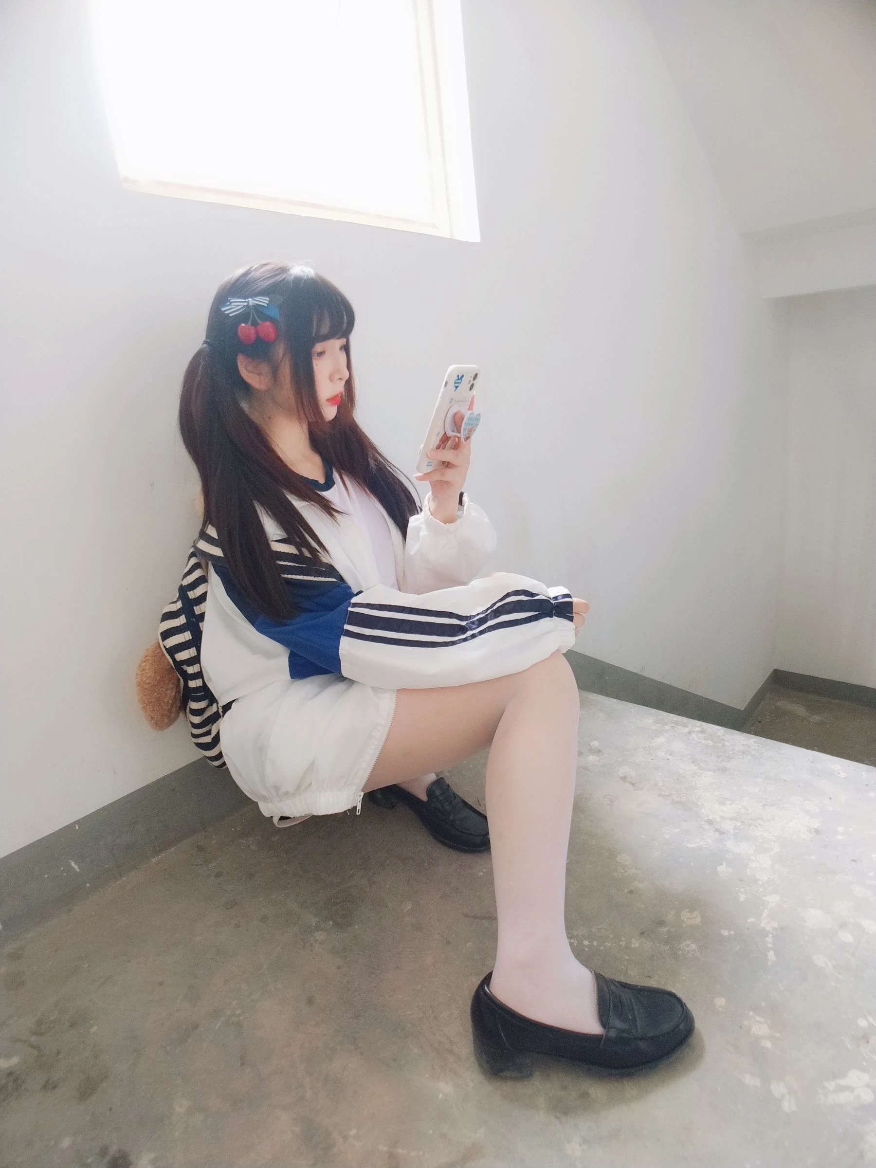 二次元美女古川kagura – 白丝体操运动服插图7