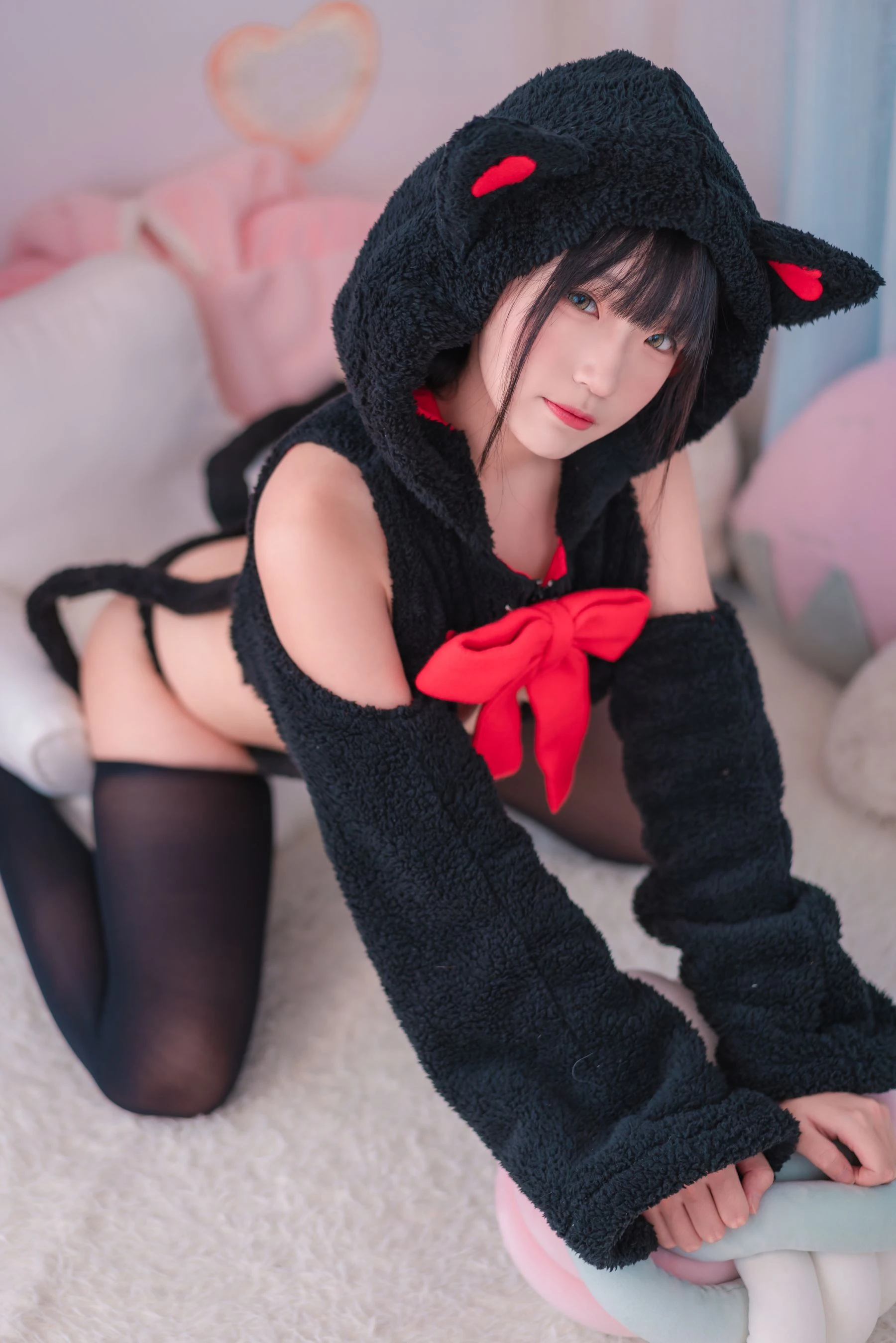 动漫博主Mime弥美 – 黑猫～咪咪～插图1