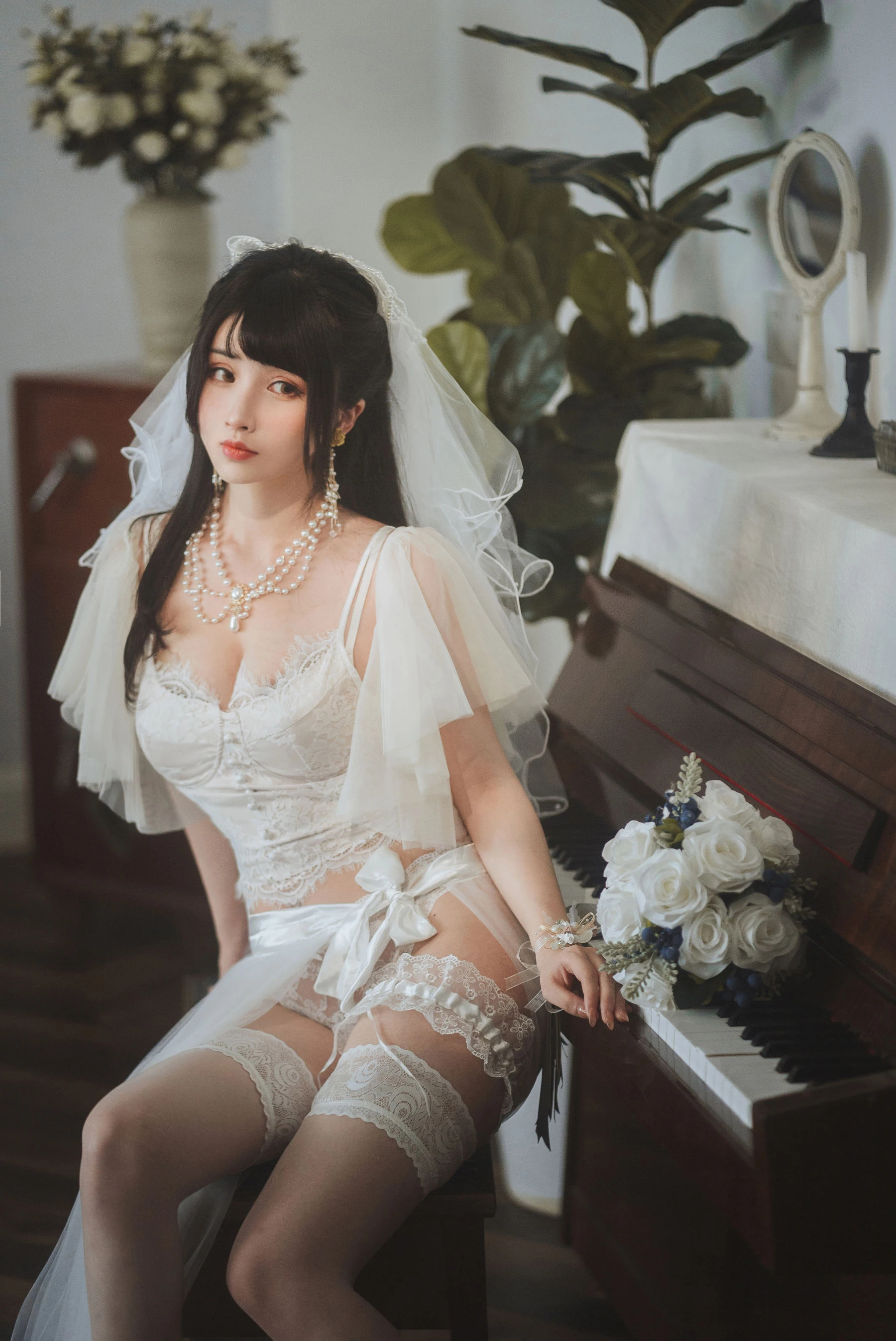 COS福利rioko凉凉子 – 透明婚纱 [37P]插图2