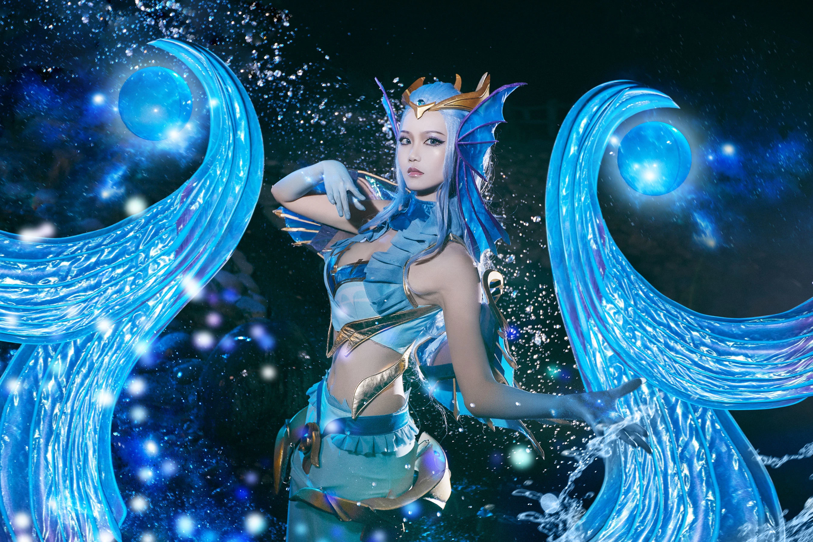 人气coser戚顾儿MIKI 王者荣耀 武则天海洋之心插图8
