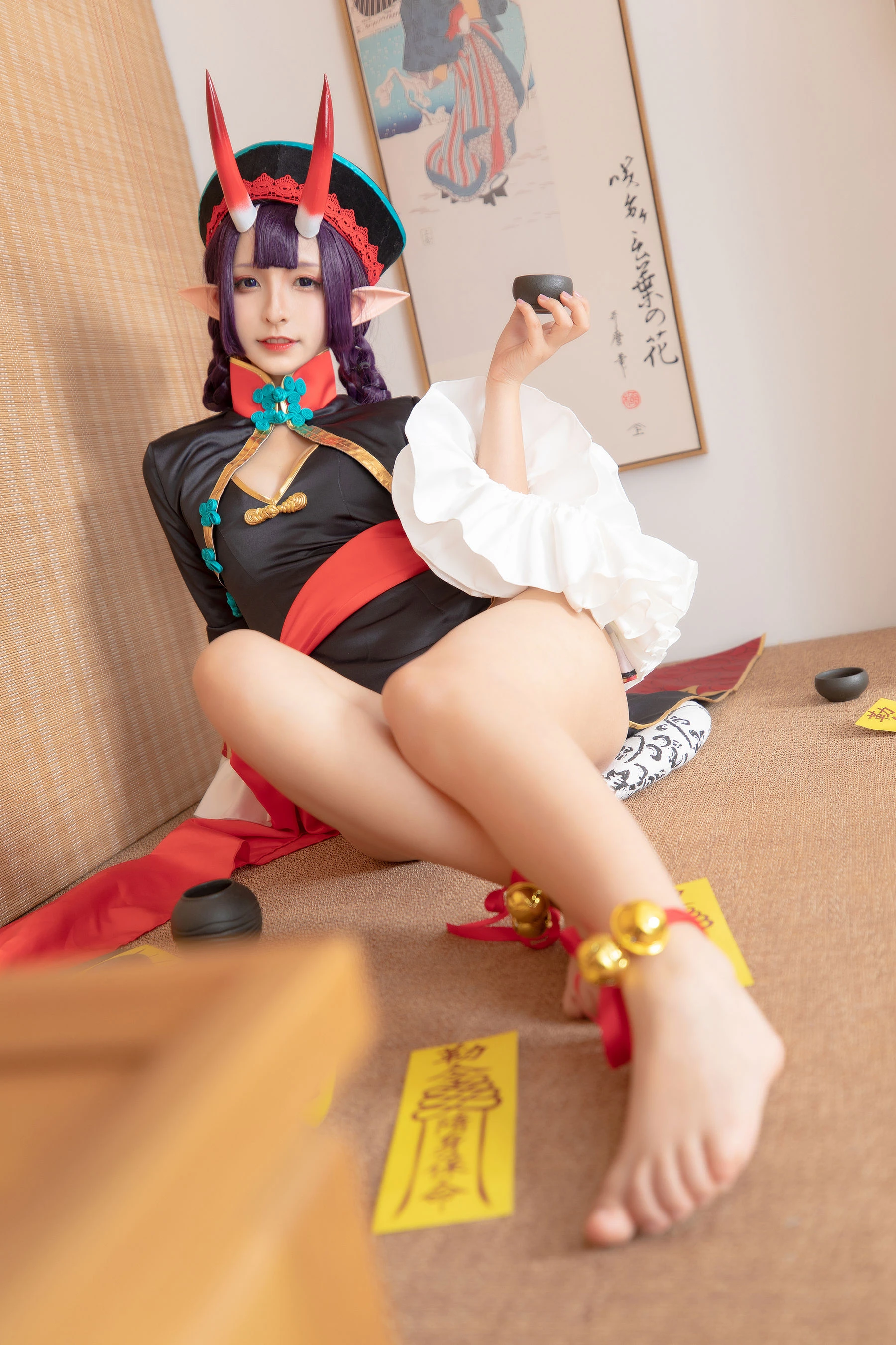萝莉神楽板真冬之果実の酒気-酒吞cos插图8