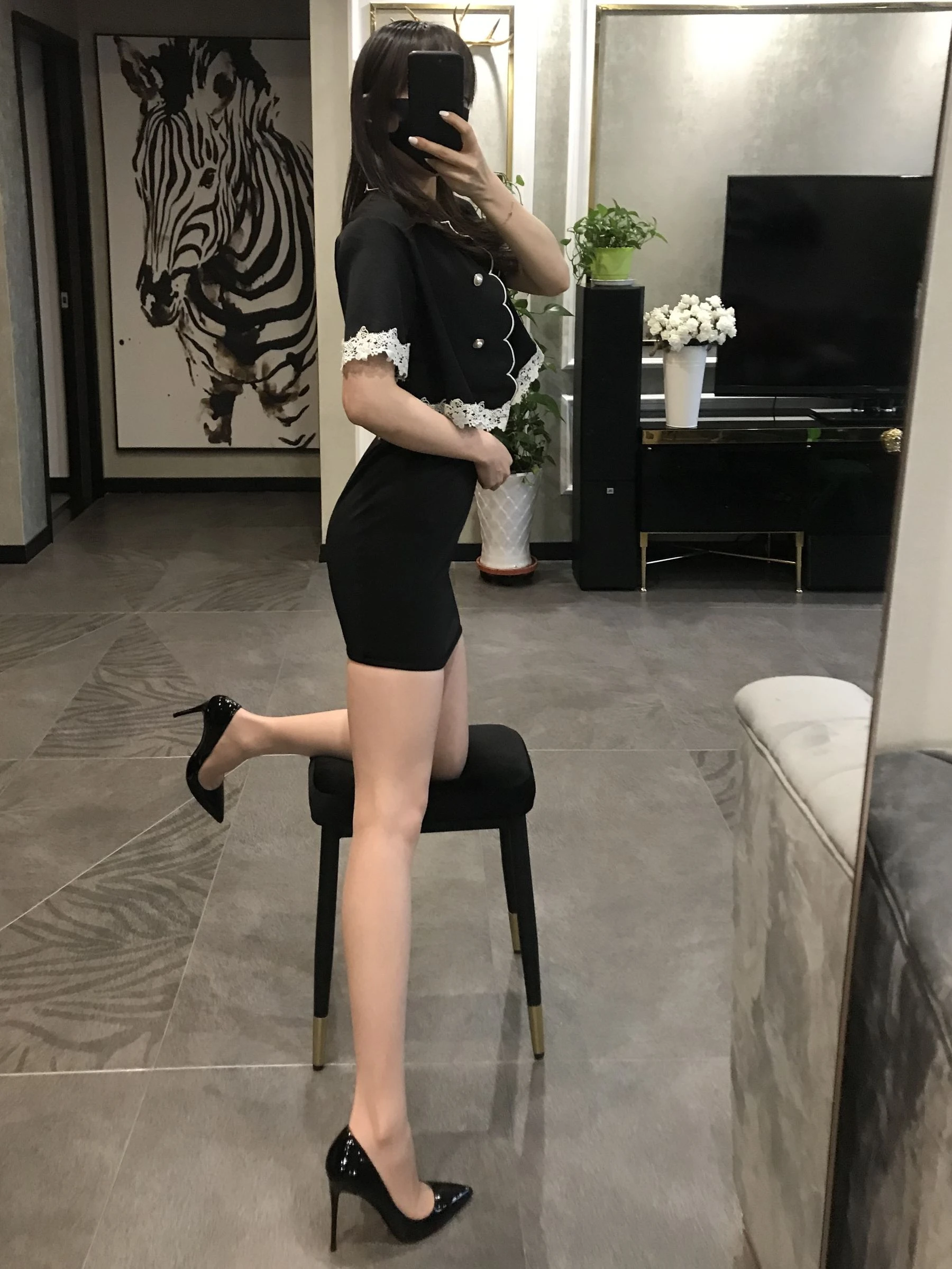 丝足博主麋鹿_Monroe 2020.05.28 情趣自拍插图6